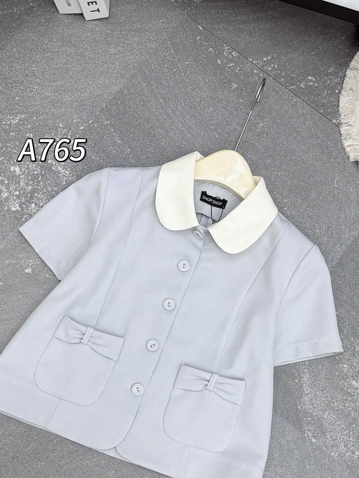 A765 áo kí giả túi nơ