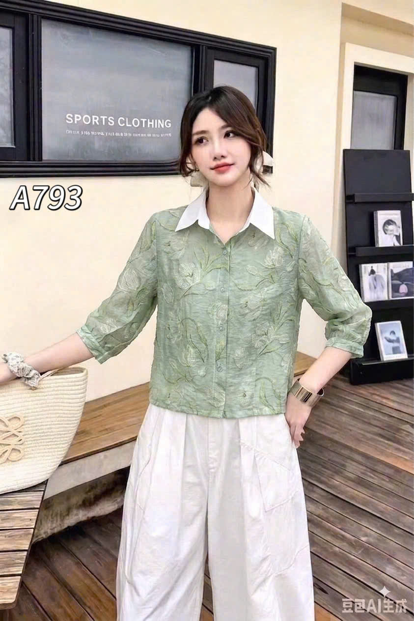 A793 Áo tơ lụa cao cấp