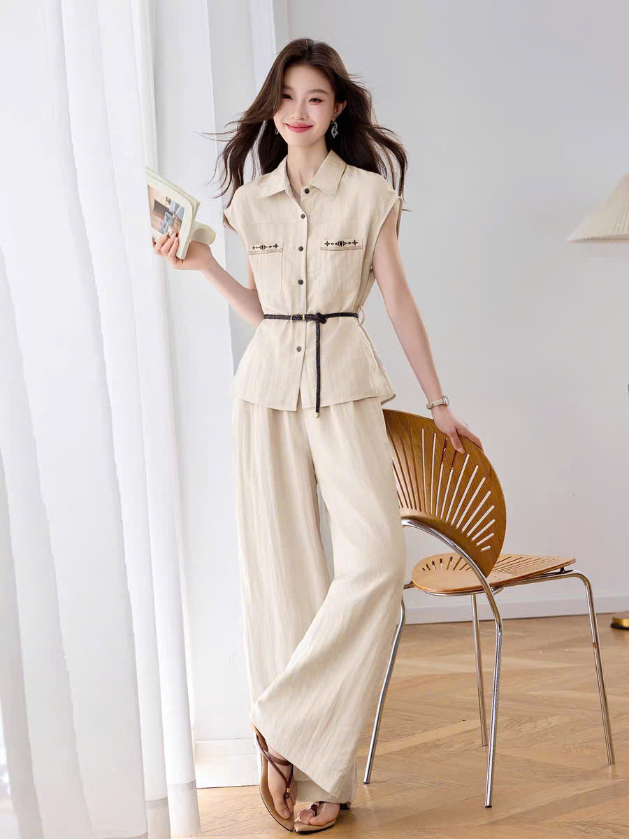 A803 set túi ngực đai đen
