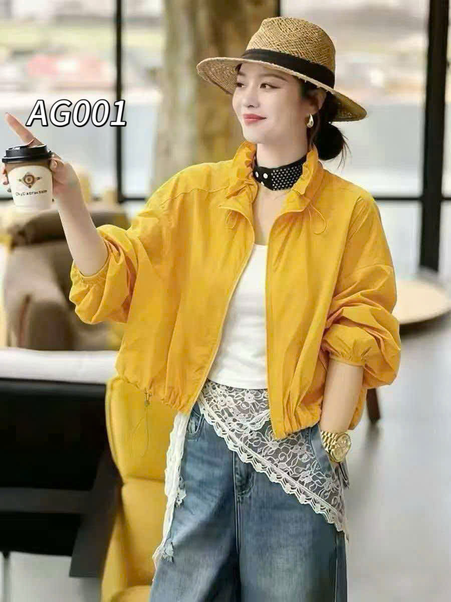 AG001 Áo gió rút eo