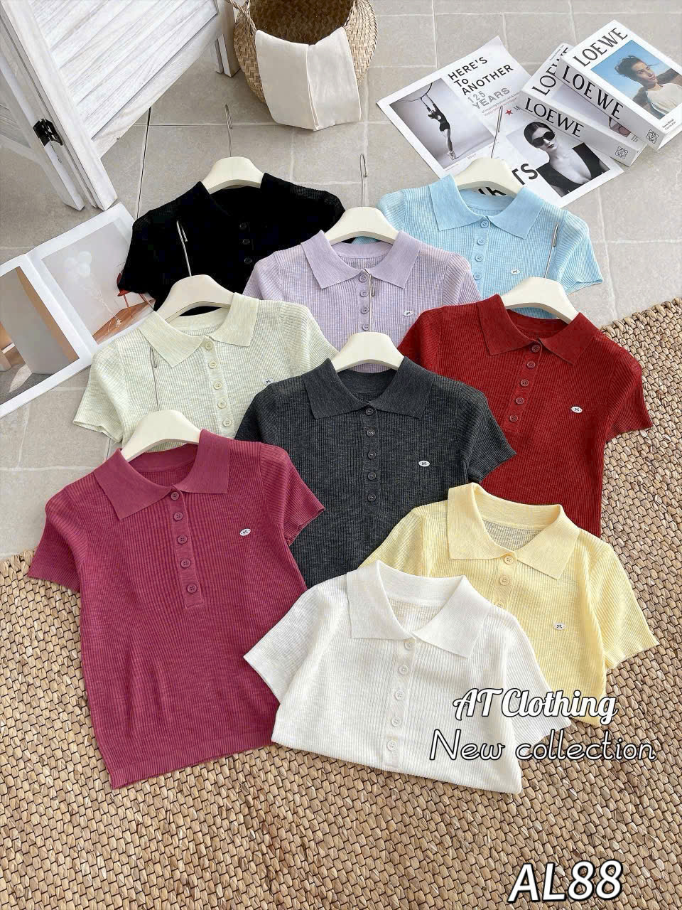 AL88 Áo len motoghi tag ngực