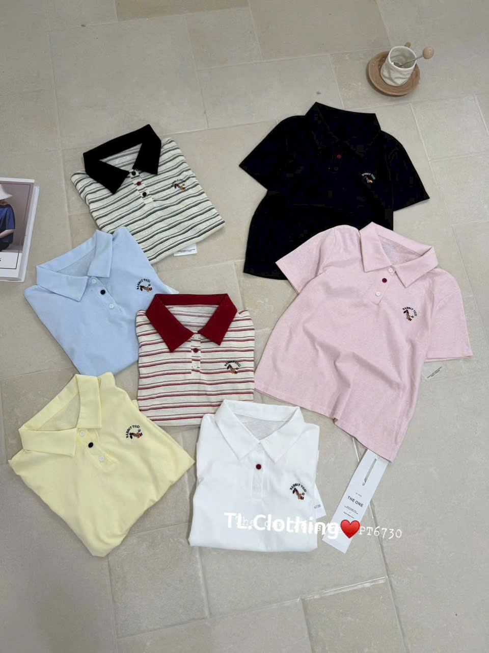 AP52 Áo polo thêu ngựa