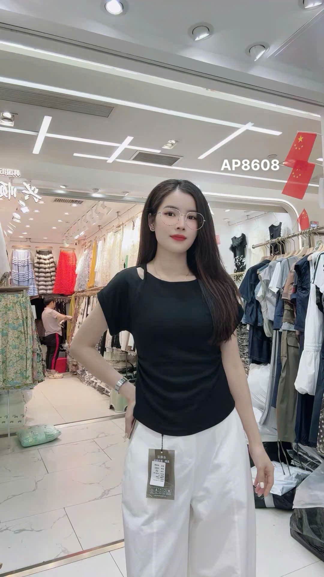 AP8608 Áo phông khoét vai