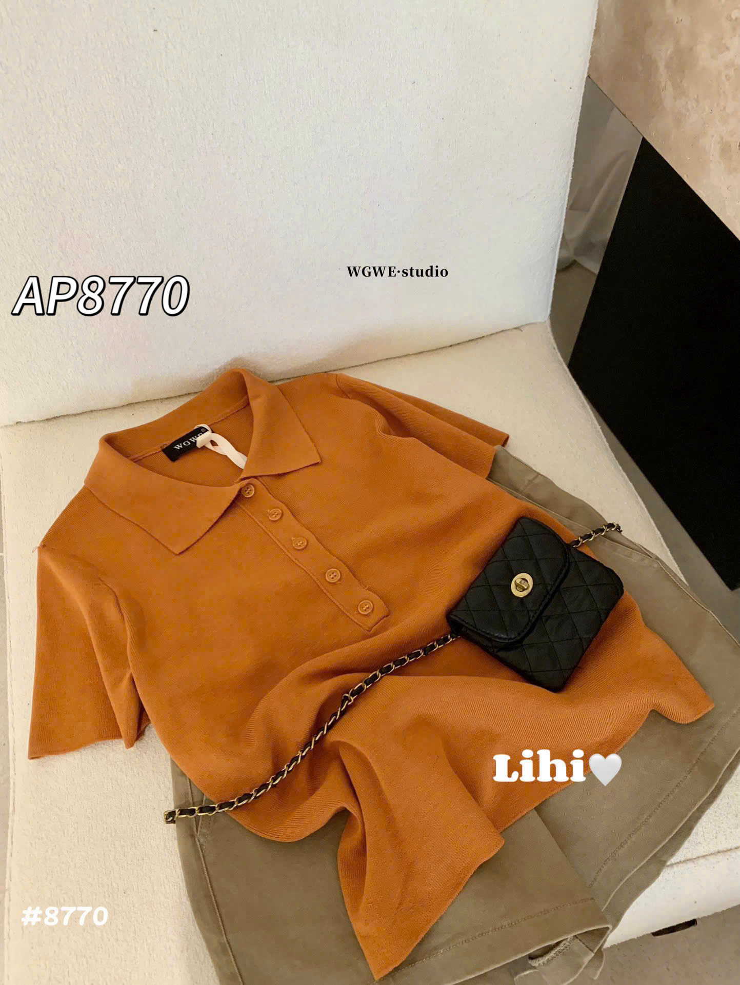 AP8770 - áo montoghi polo nhiều cúc