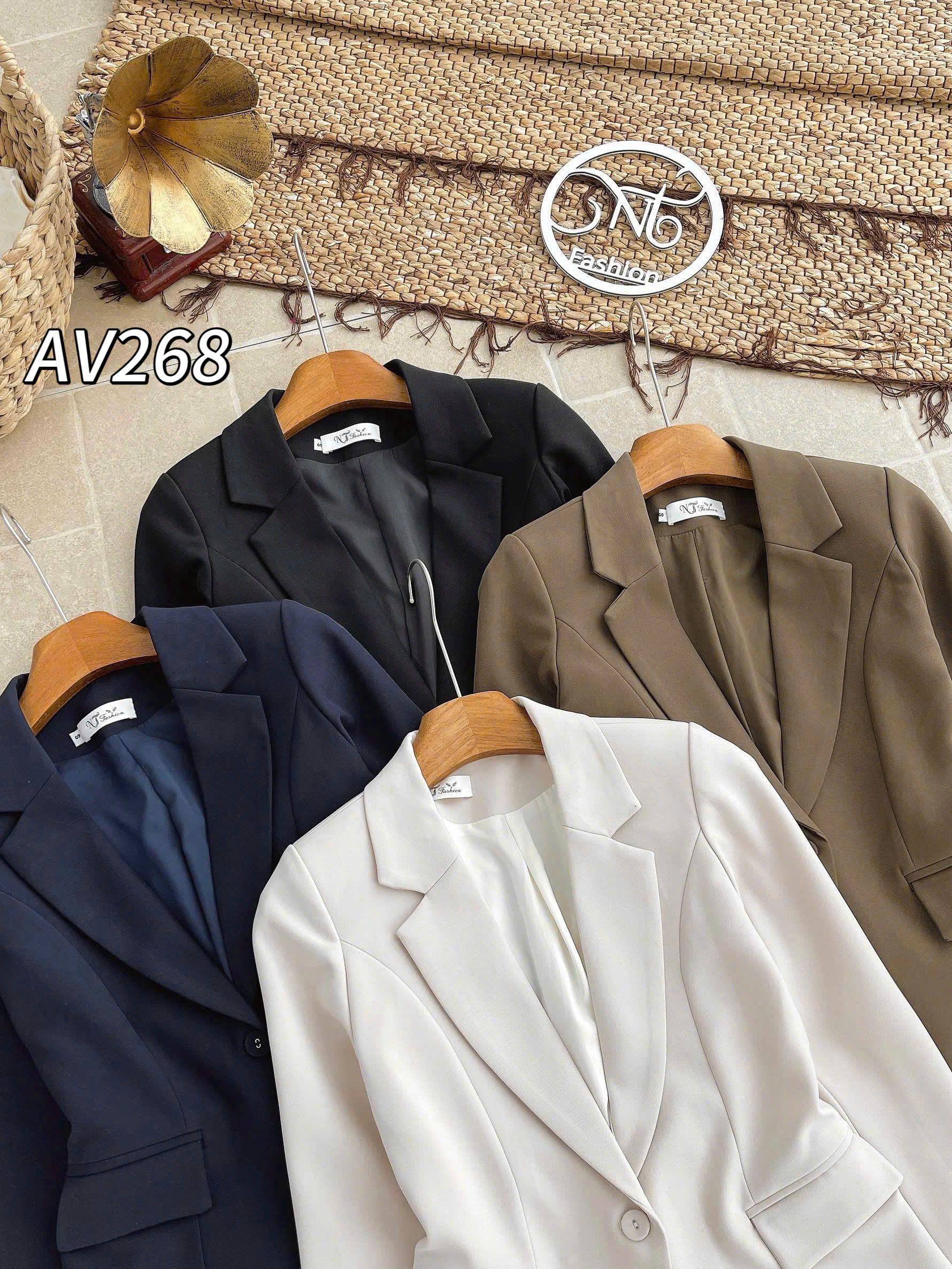 AV268 áo vest chéo mỹ 2 lớp