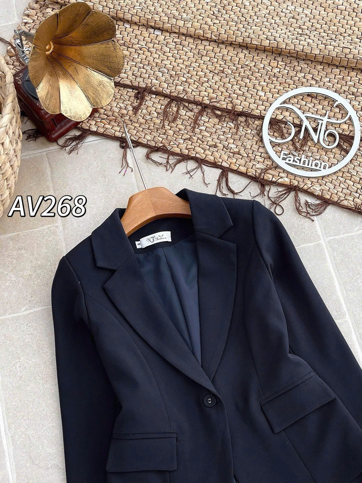 AV268 áo vest chéo mỹ 2 lớp