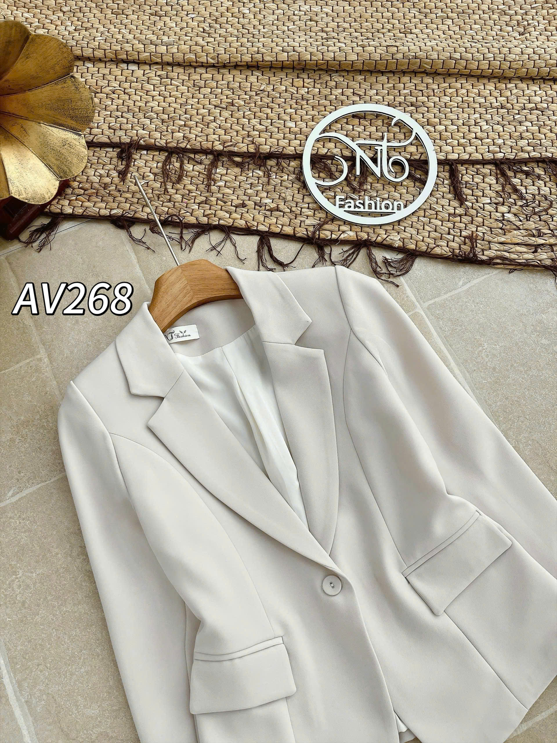 AV268 áo vest chéo mỹ 2 lớp