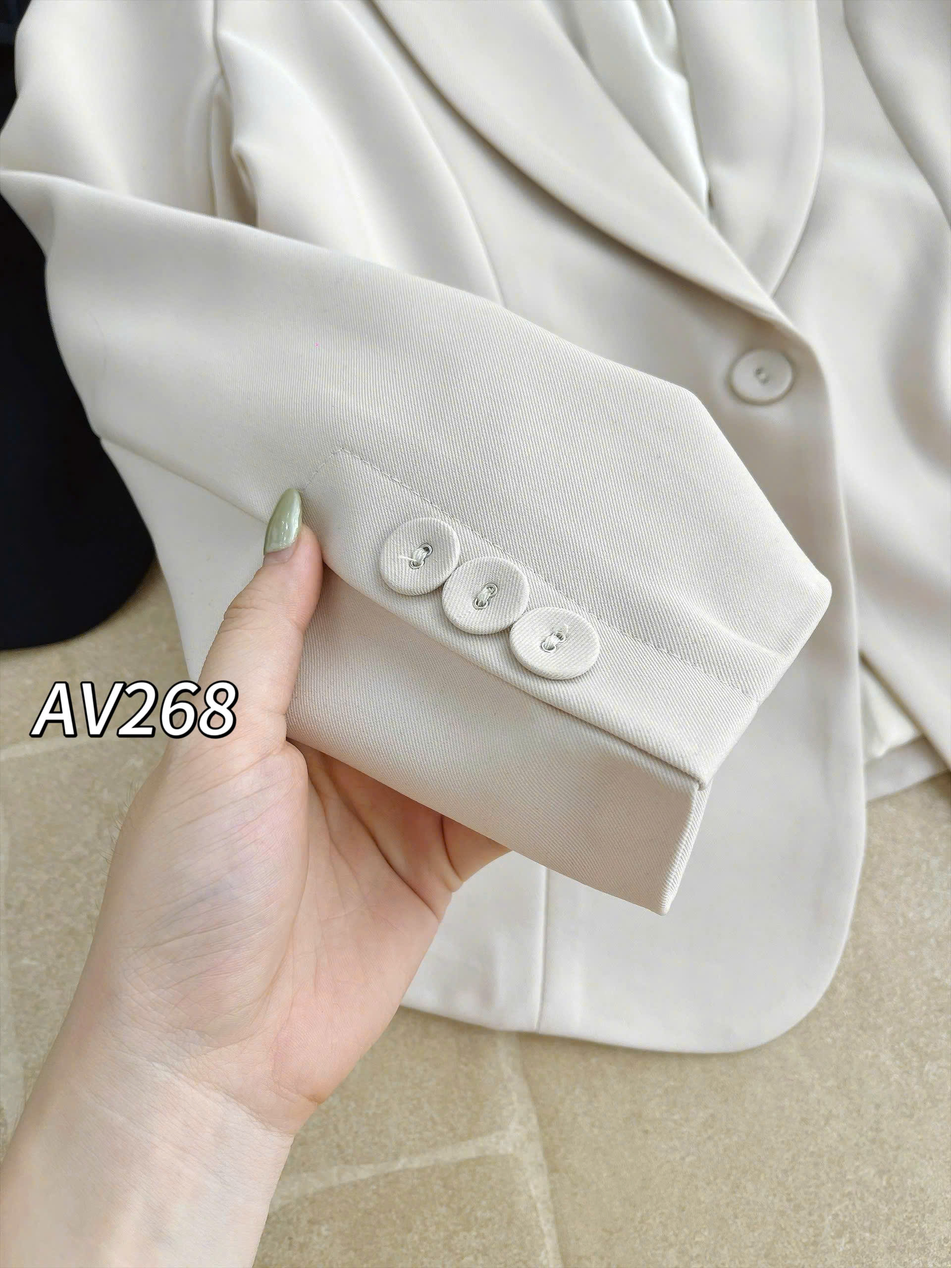 AV268 áo vest chéo mỹ 2 lớp