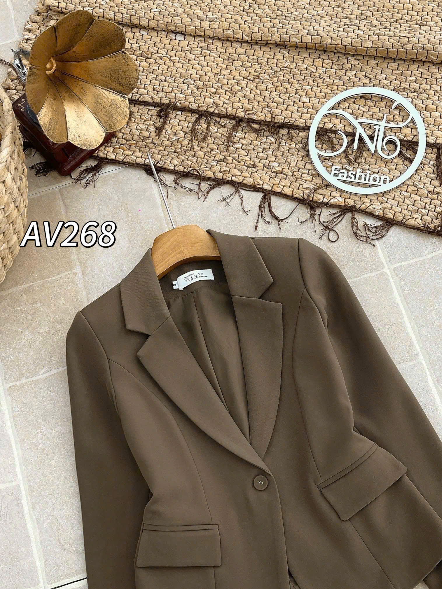 AV268 áo vest chéo mỹ 2 lớp