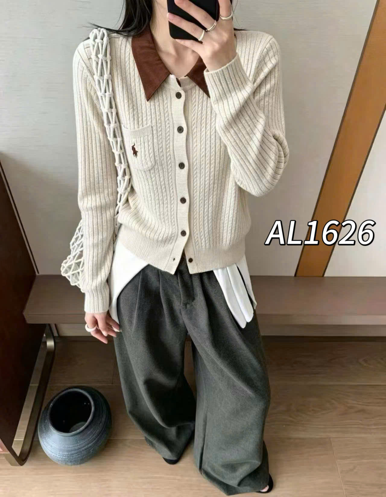 AL1626 Áo len dài tay