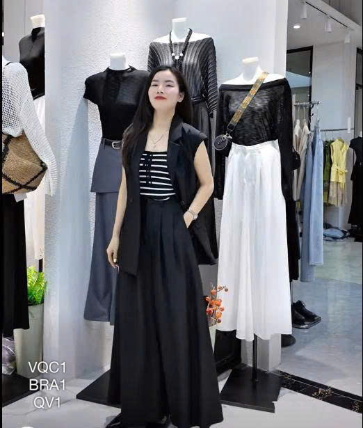 BRA1 Áo 2 dây kẻ