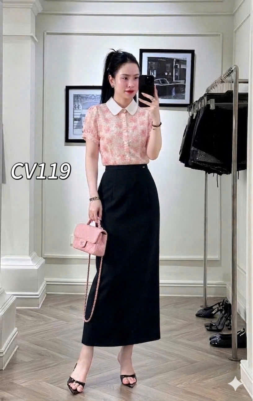 CV119 Chân váy Midi Alo 90cm