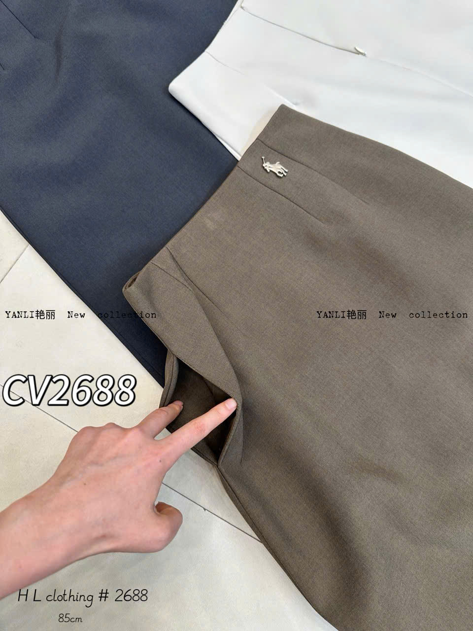 CV2688 chân váy tag ngựa có túi