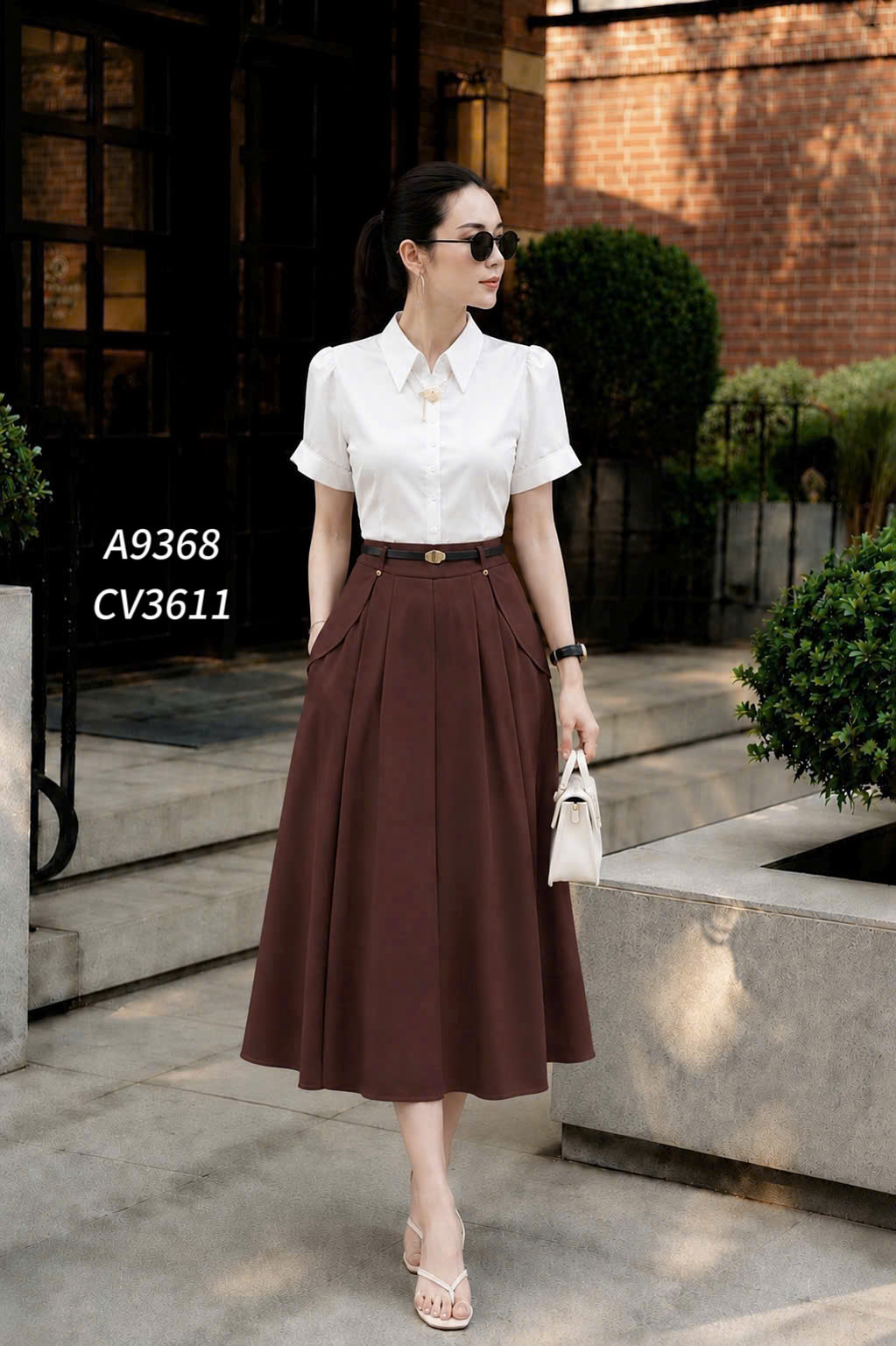 CV3166 cv QC vạt hông