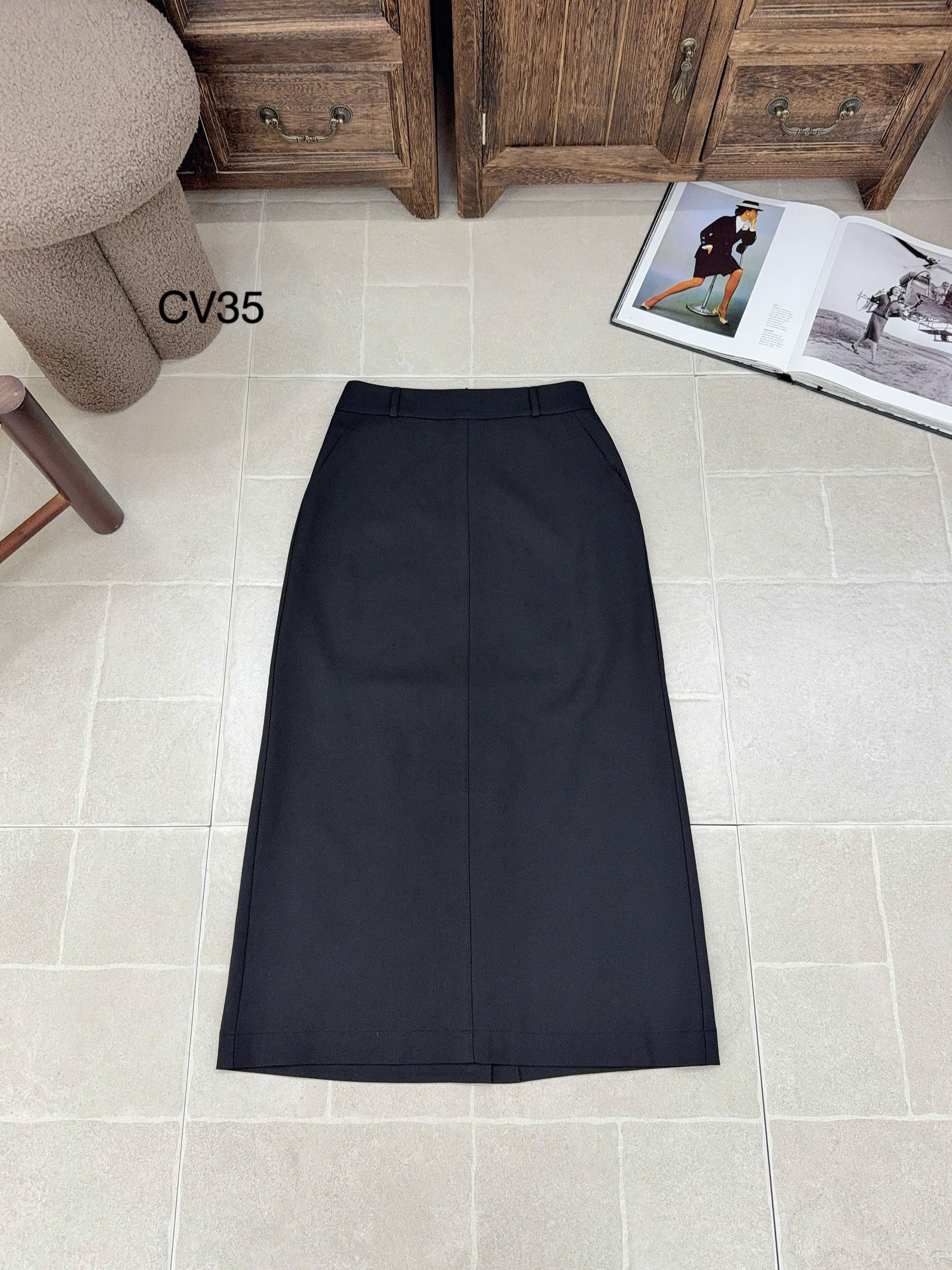 CV35 cv xuông trơn 2 túi