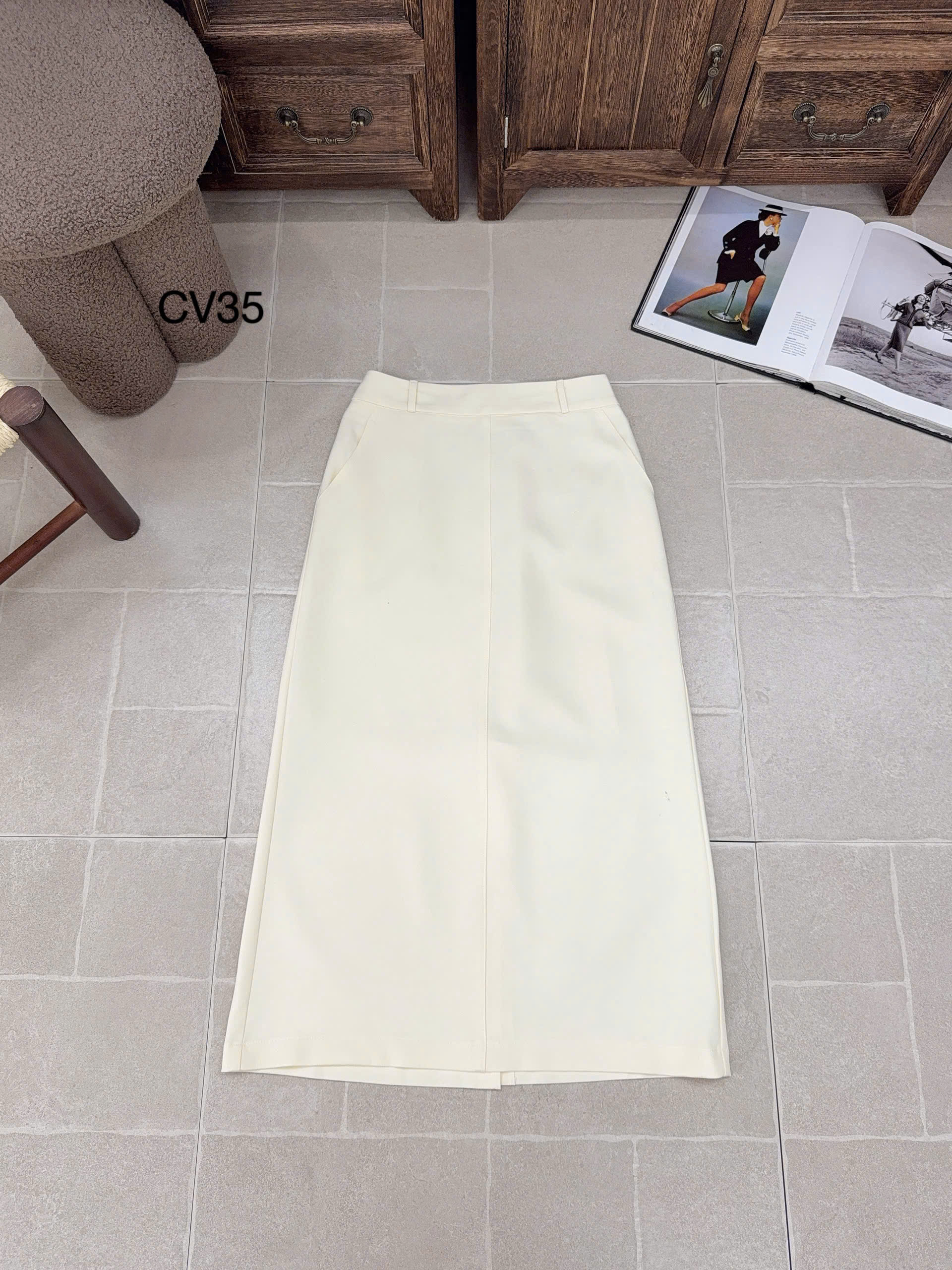 CV35 cv xuông trơn 2 túi