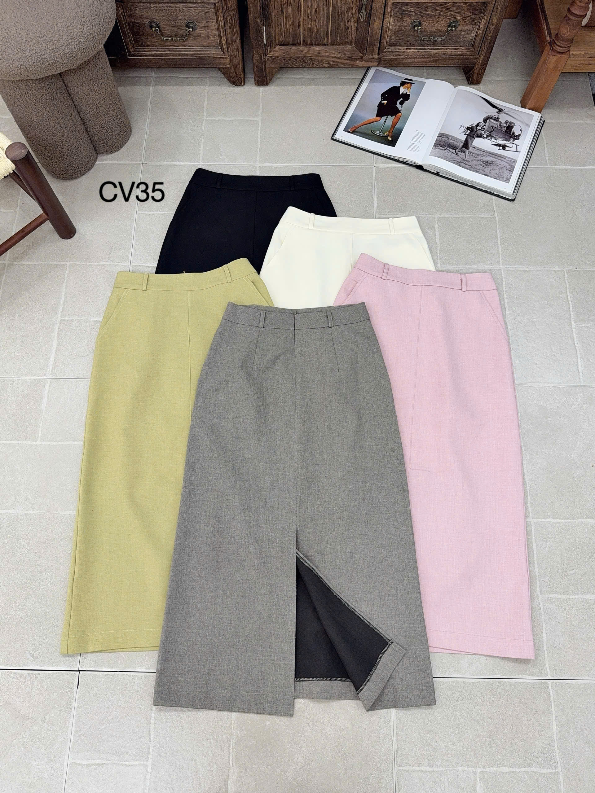 CV35 cv xuông trơn 2 túi