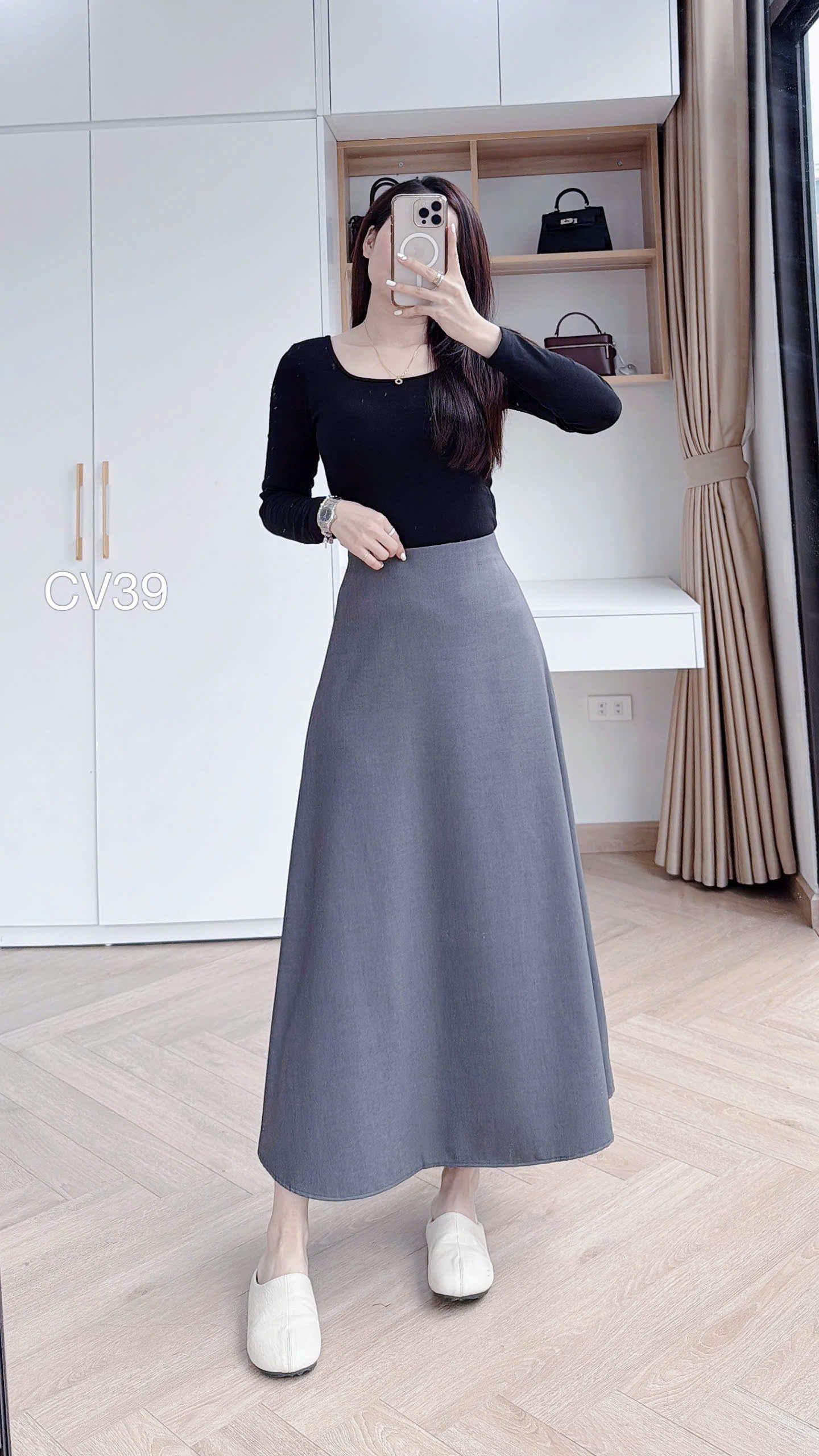 CV39 cv xòe không ly dài 90