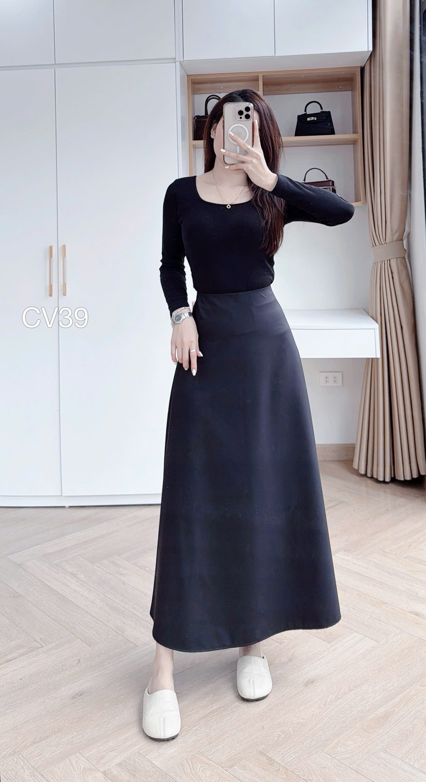 CV39 cv xòe không ly dài 90