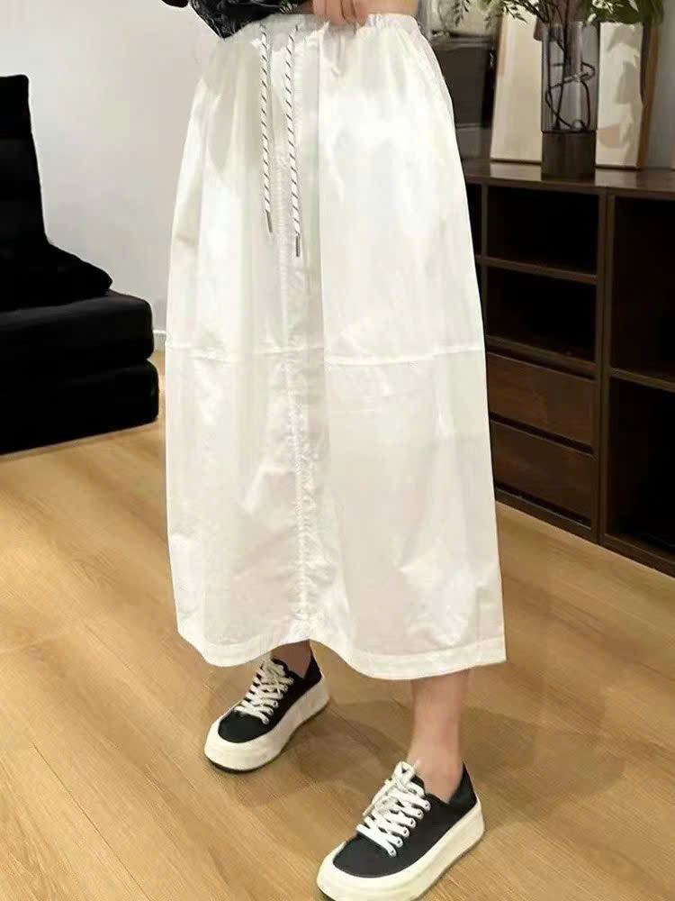 CV7890 Chân váy cạp chun dây rút
