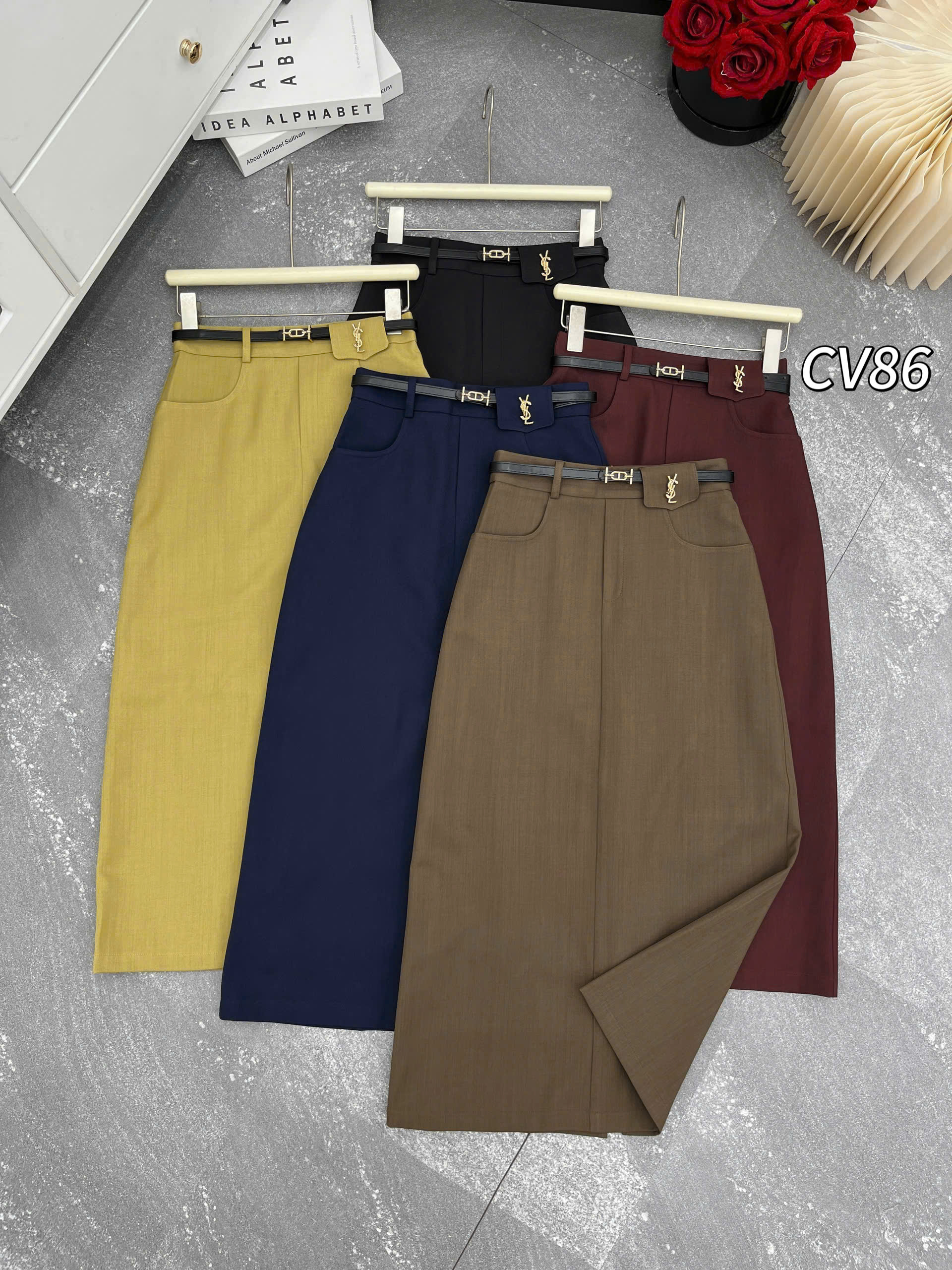 CV86 cv 2 túi cạp YSL