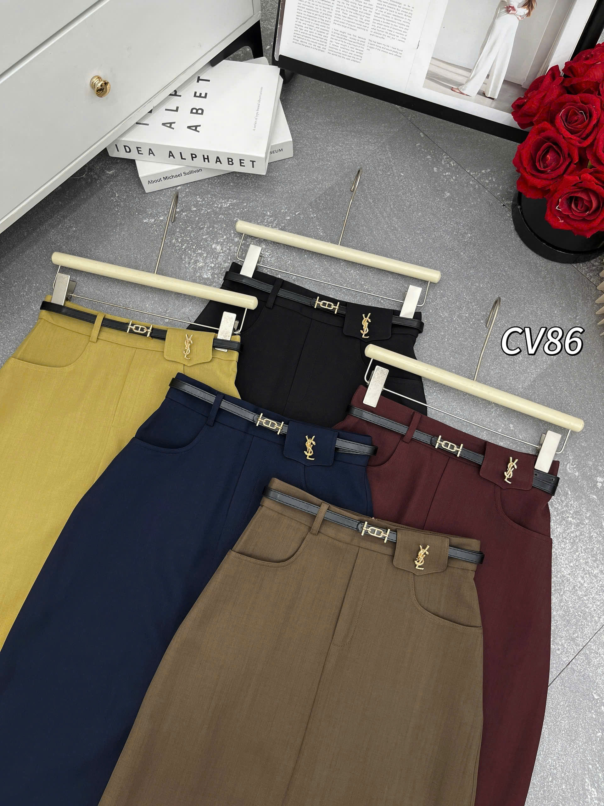 CV86 cv 2 túi cạp YSL