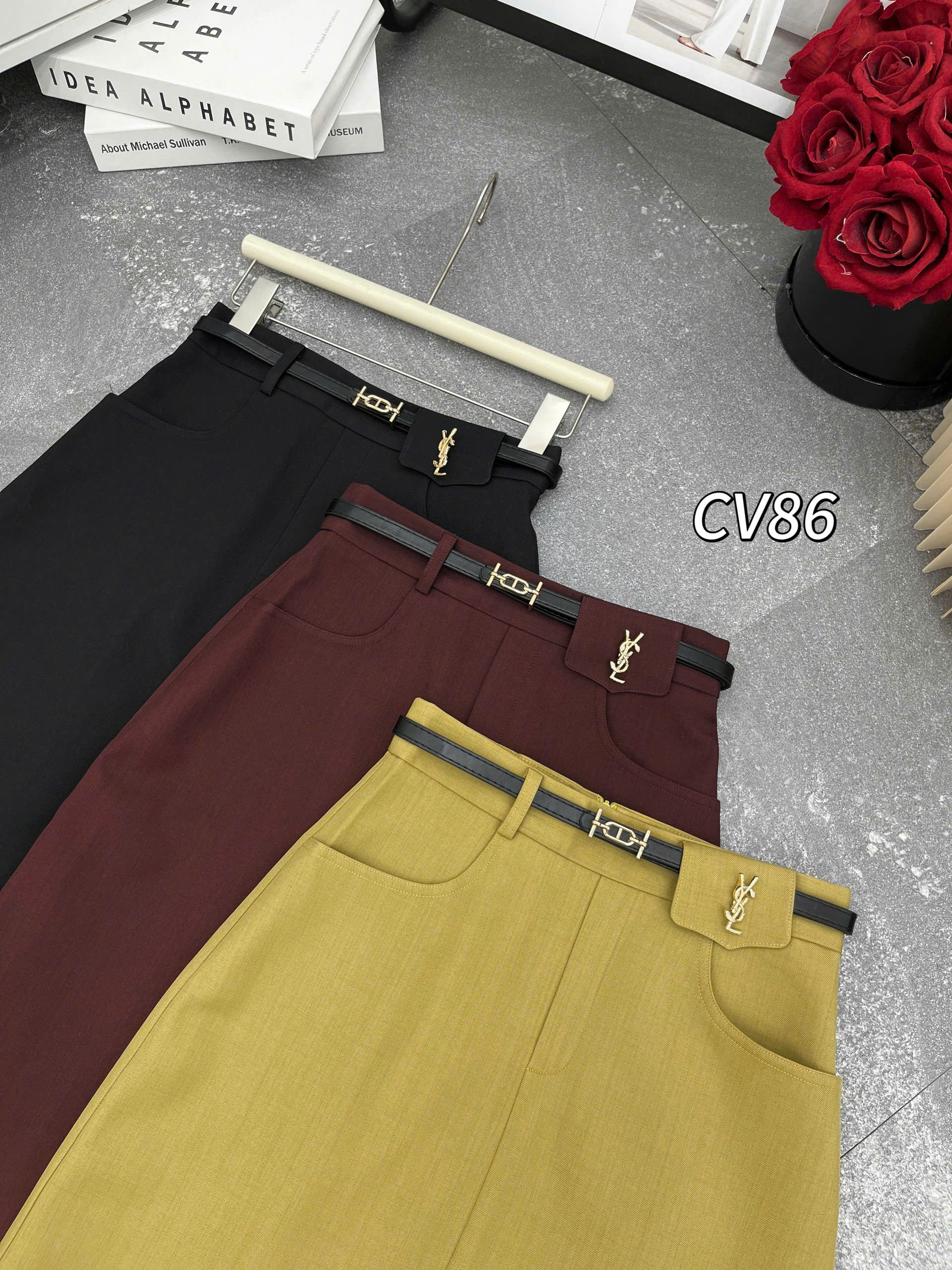CV86 cv 2 túi cạp YSL