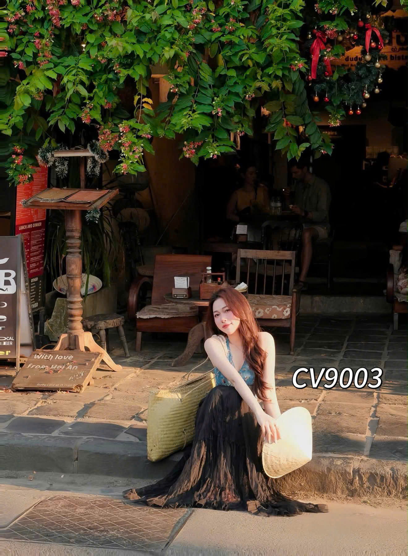 CV9003 Chân váy bèo xòe tầng