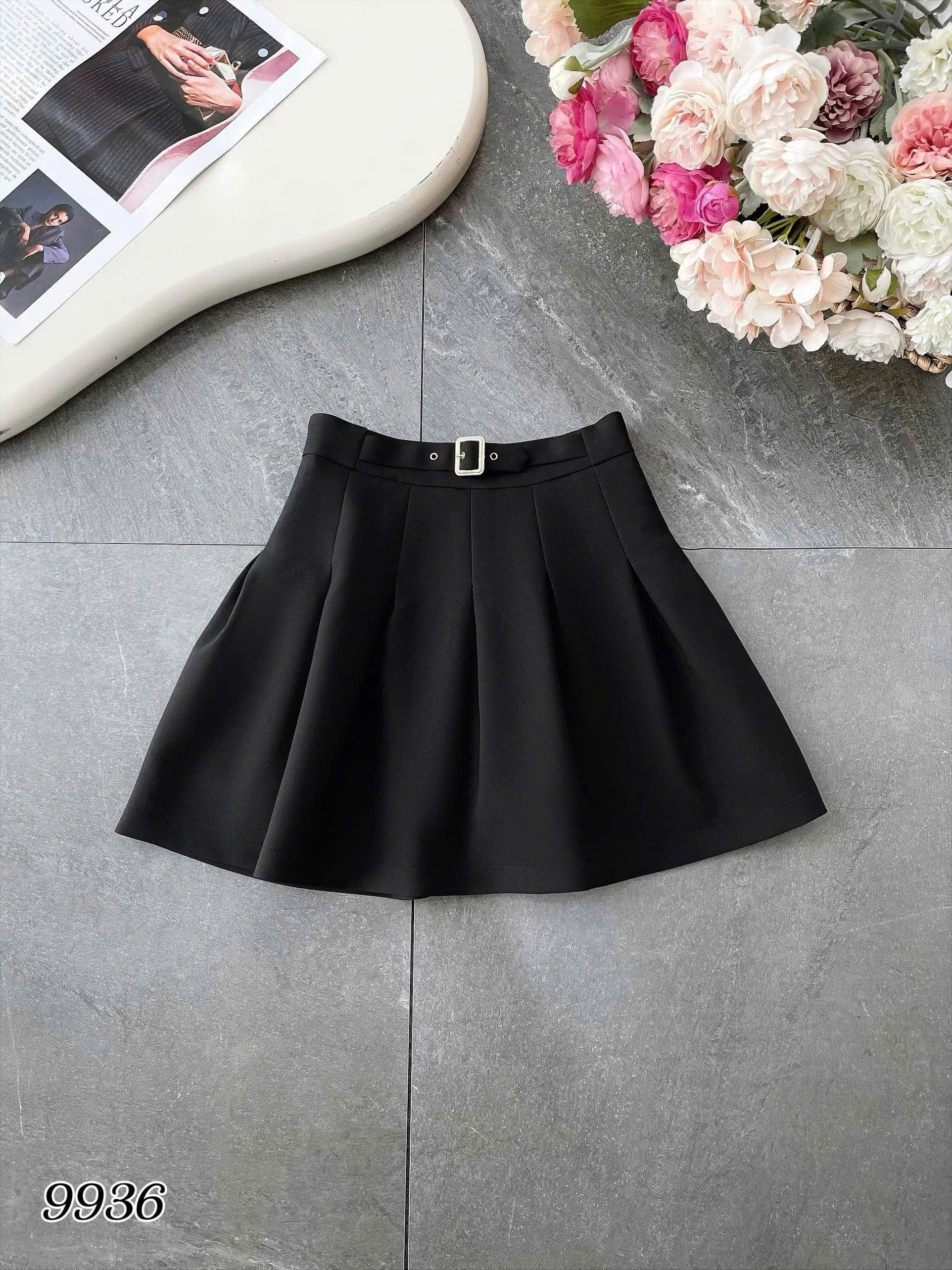 CV9936 Chân váy xòe ly ngắn
