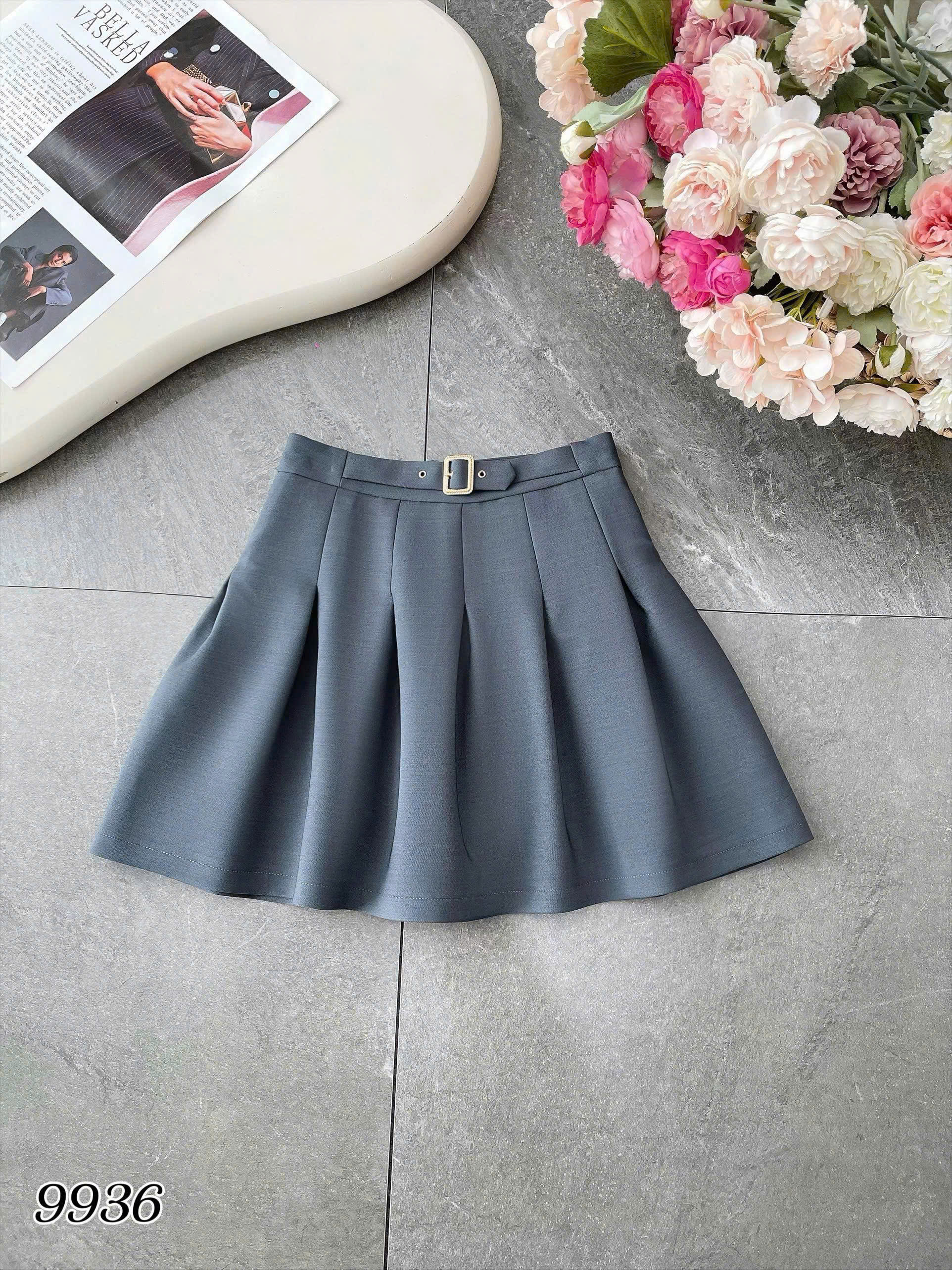 CV9936 Chân váy xòe ly ngắn
