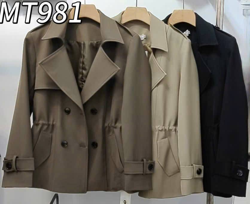 MT981 Mangto cổ K khuy nhựa QC