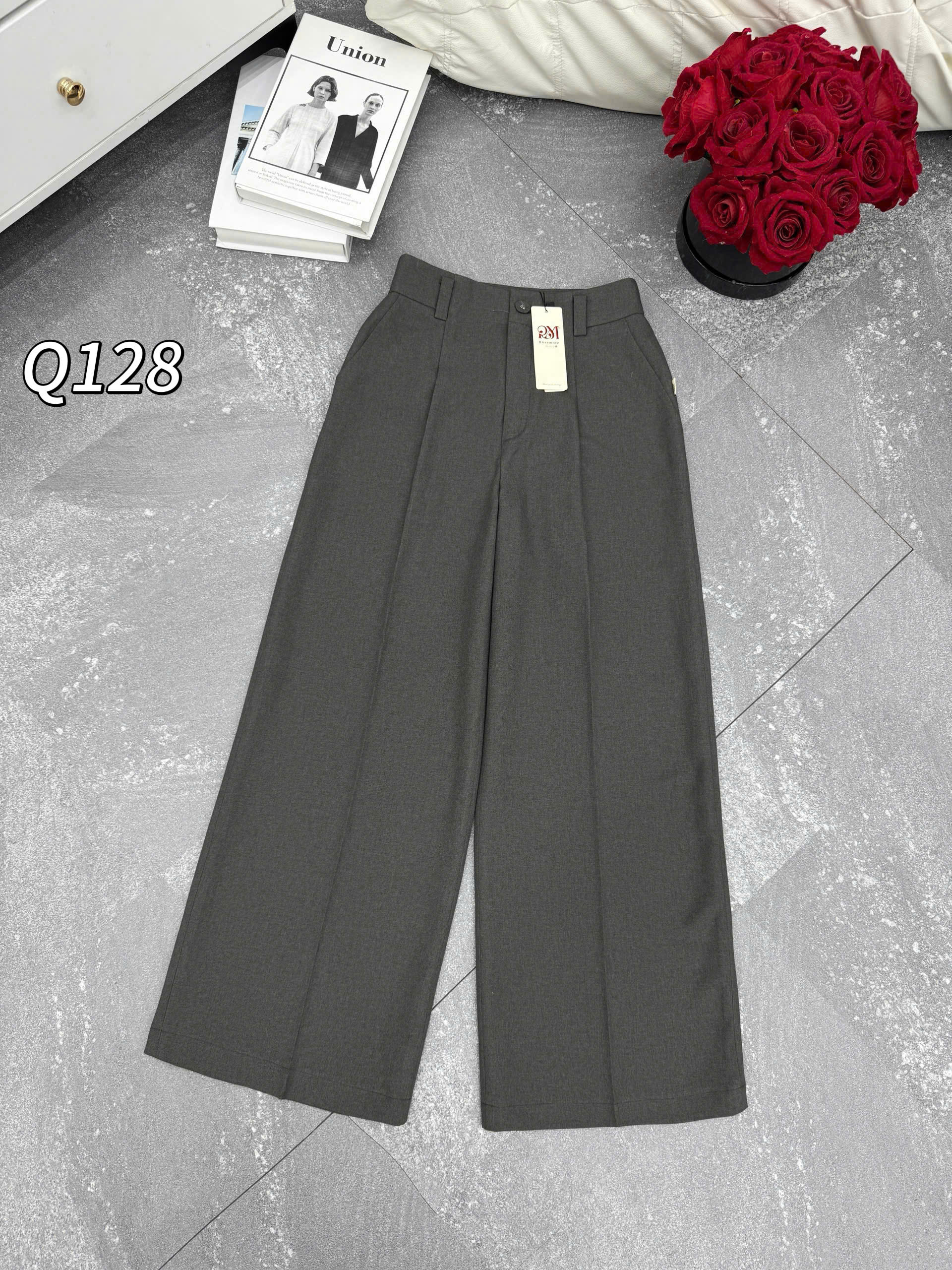 Q128 Quần xuông ống rộng 32 dài 100