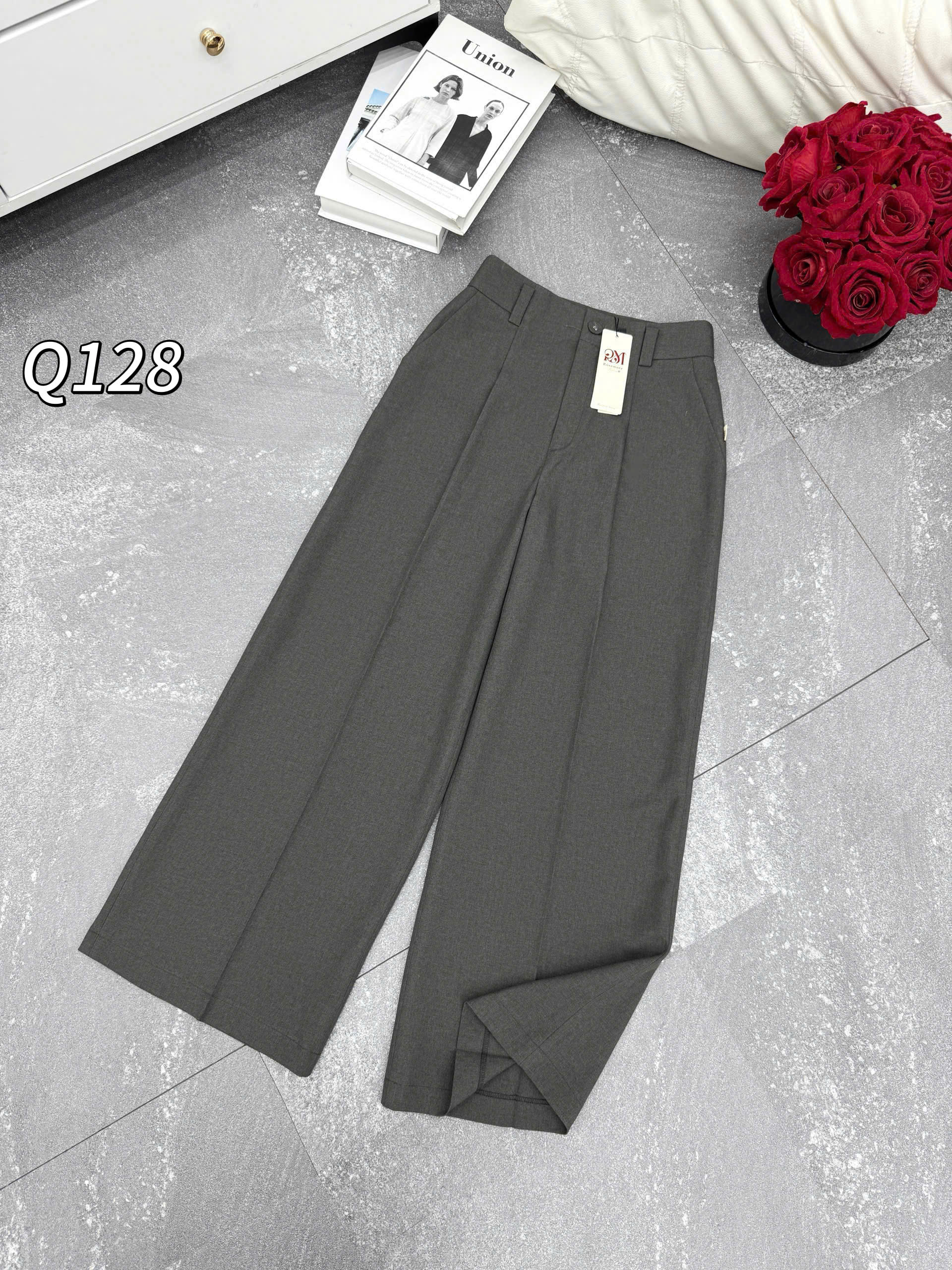 Q128 Quần xuông ống rộng 32 dài 100