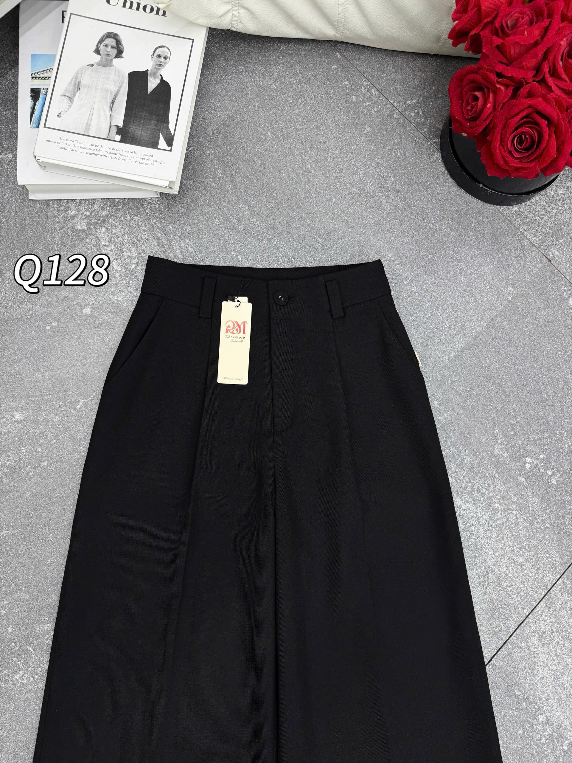 Q128 Quần xuông ống rộng 32 dài 100