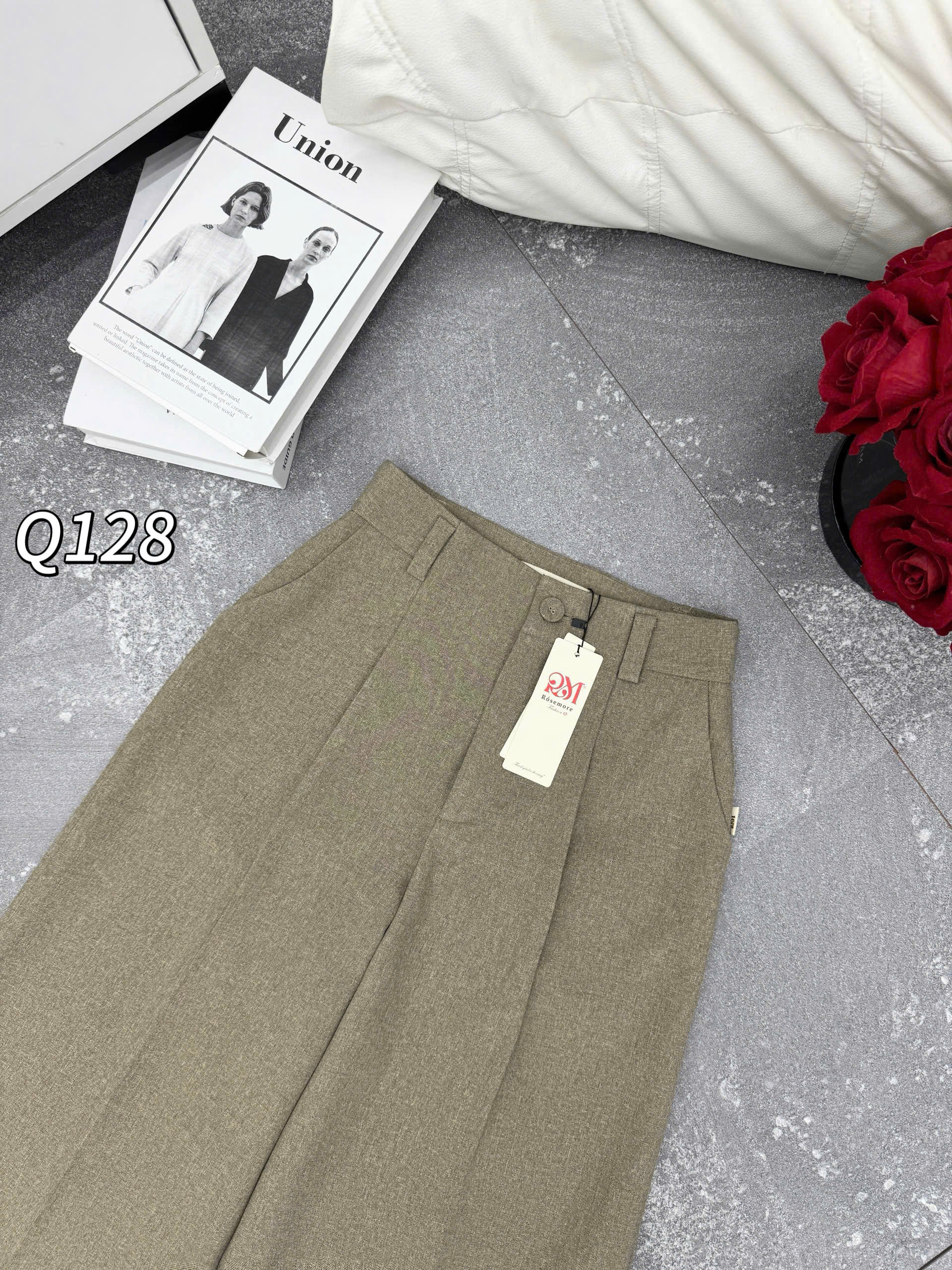 Q128 Quần xuông ống rộng 32 dài 100