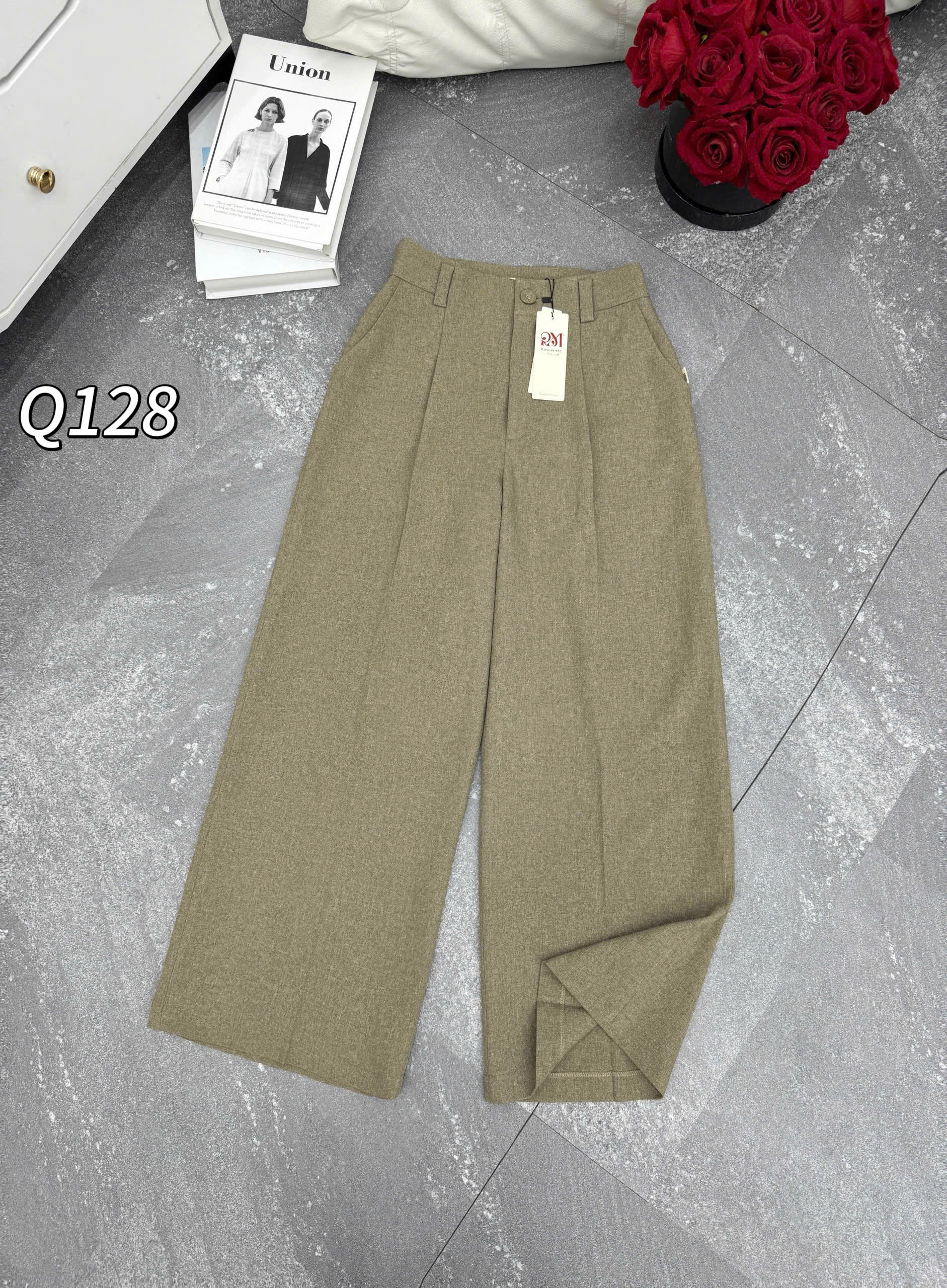 Q128 Quần xuông ống rộng 32 dài 100