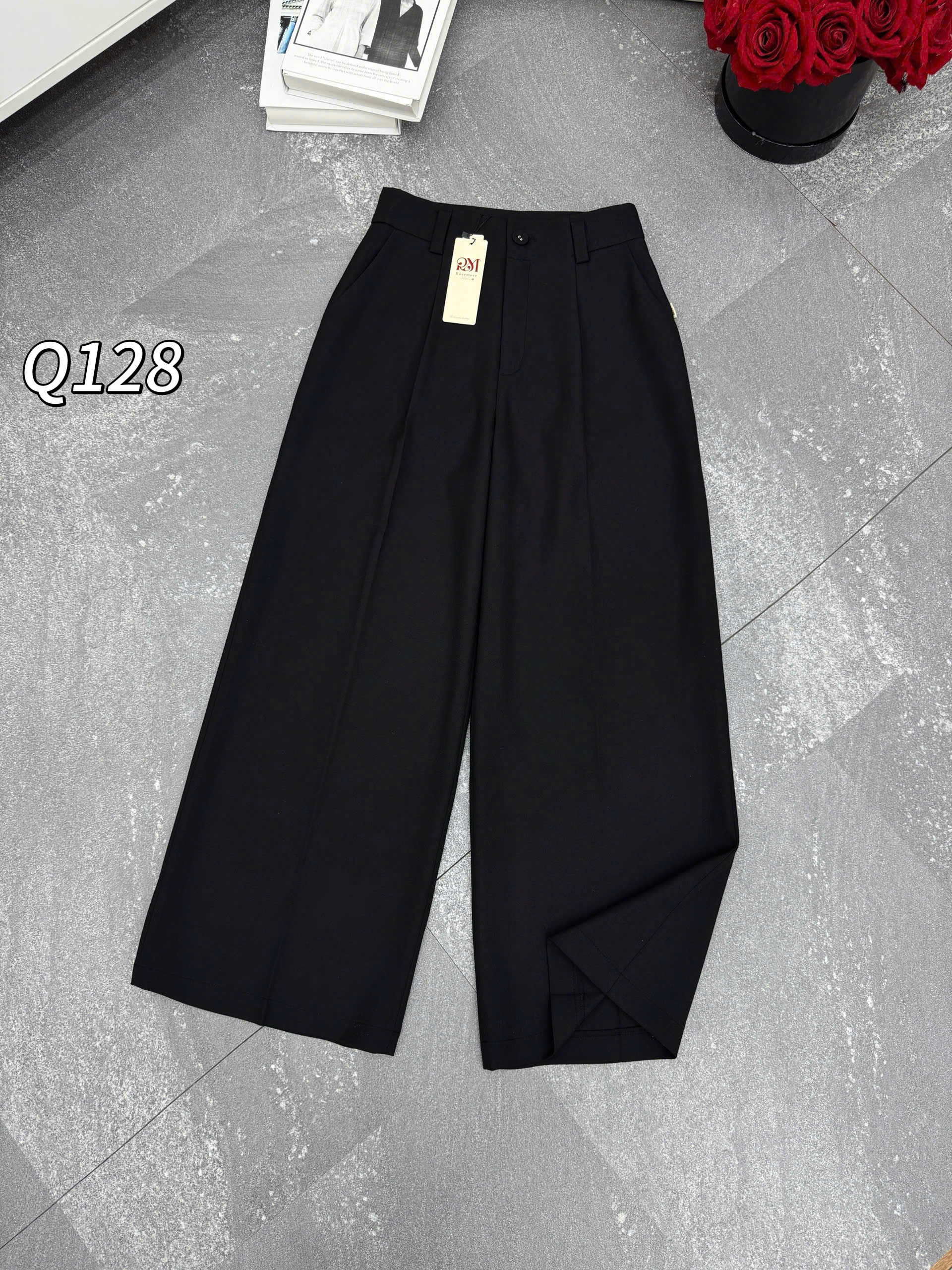 Q128 Quần xuông ống rộng 32 dài 100