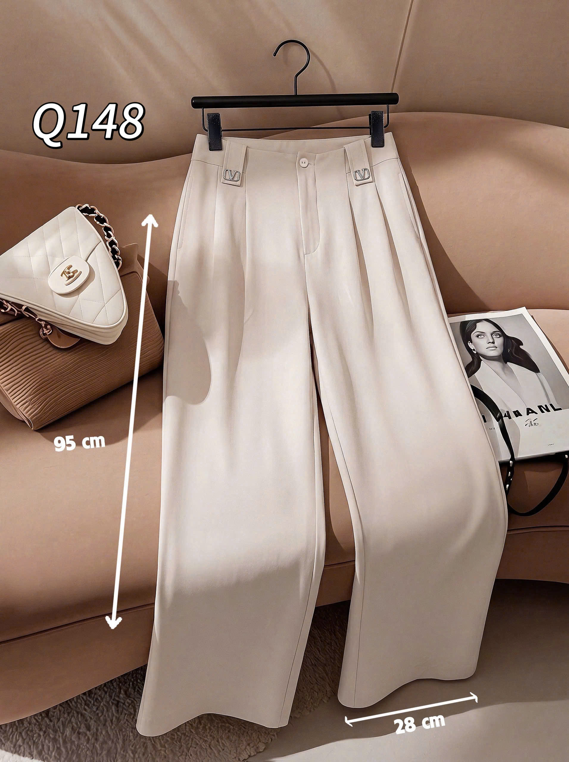 Q148 Quần xuông đỉa V