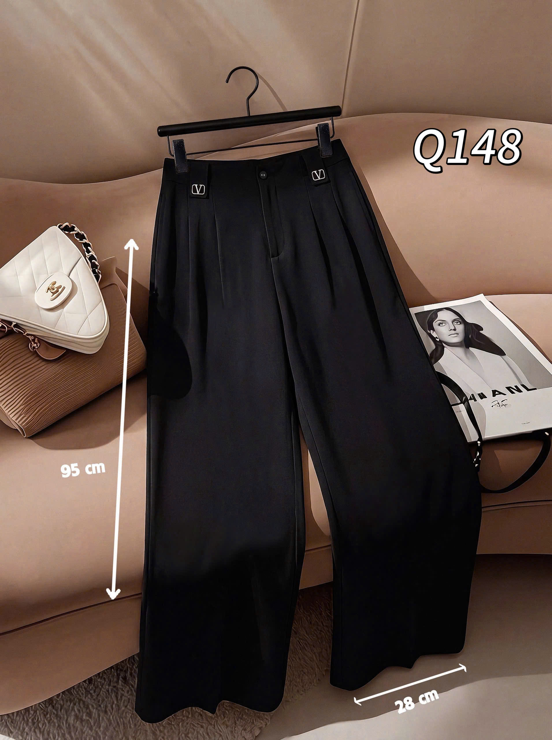Q148 Quần xuông đỉa V