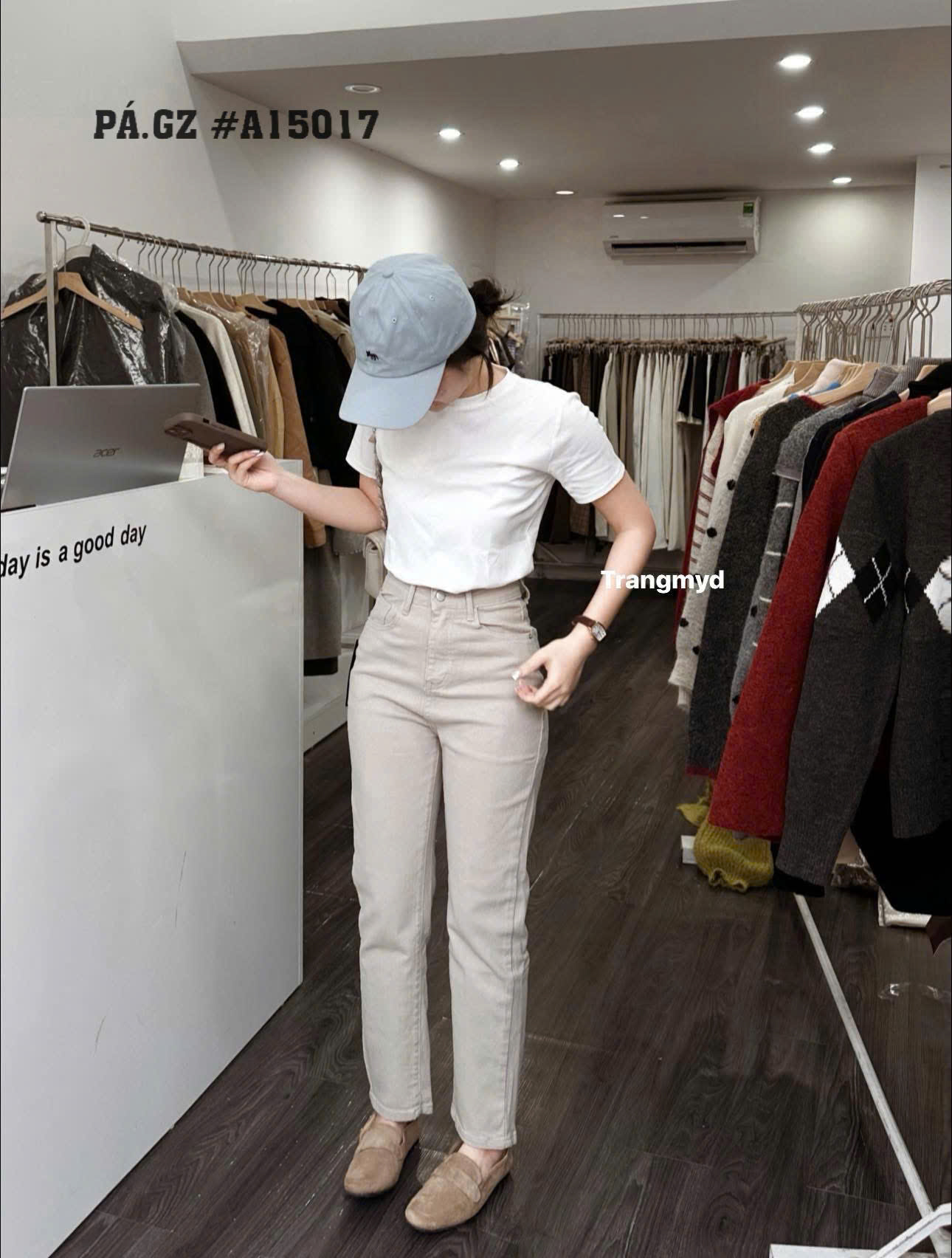 Q15017 Quần ống đứng QCCC