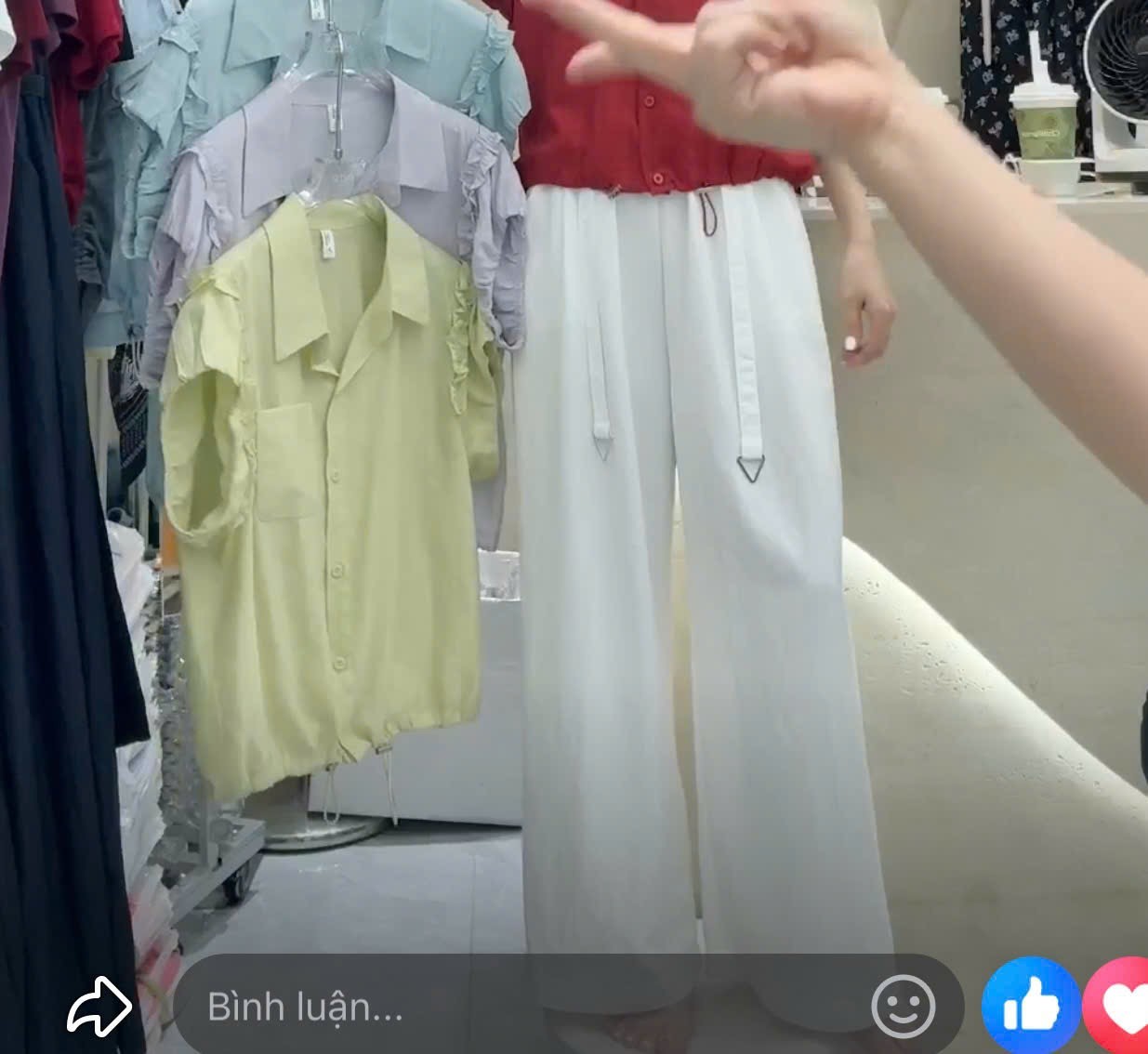 Q1683 Quần xuông dây nhọn