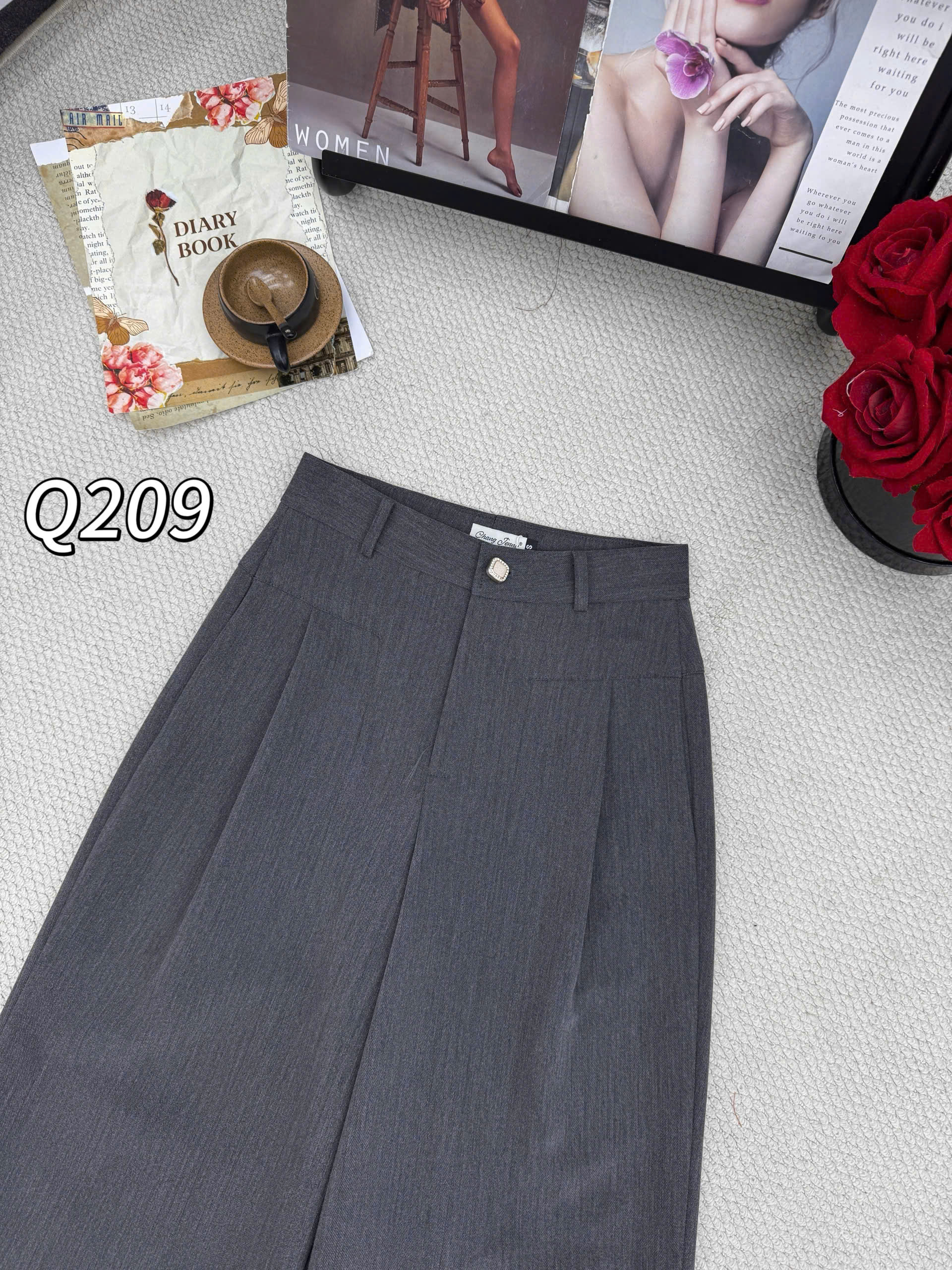Q209 Quần xuông cúc ngọc