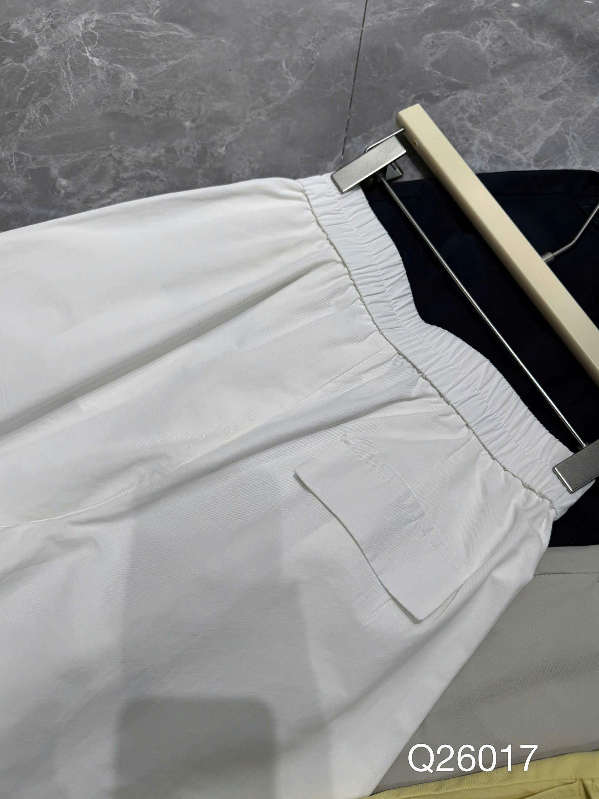 Q26017 Quần xuông cạp chun túi sau dài 94