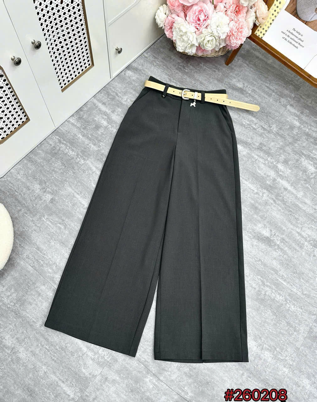 Q260208 Quần xuông đai ngựa dài 93 ống 30