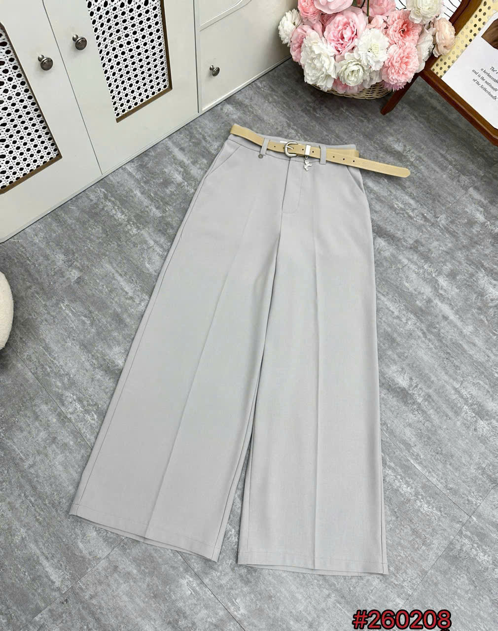 Q260208 Quần xuông đai ngựa dài 93 ống 30