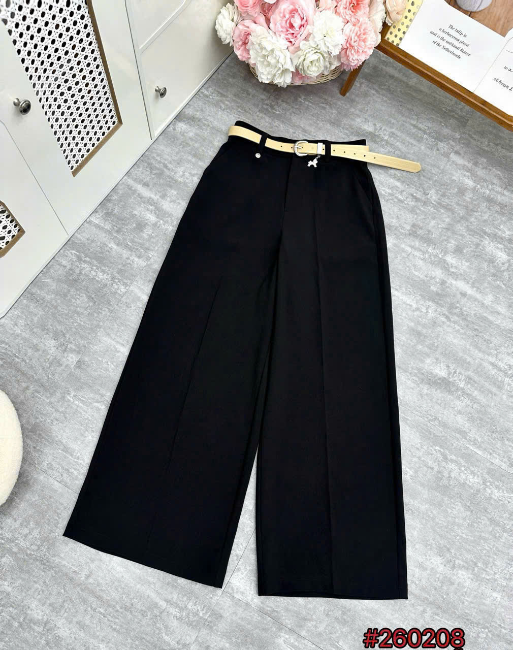 Q260208 Quần xuông đai ngựa dài 93 ống 30