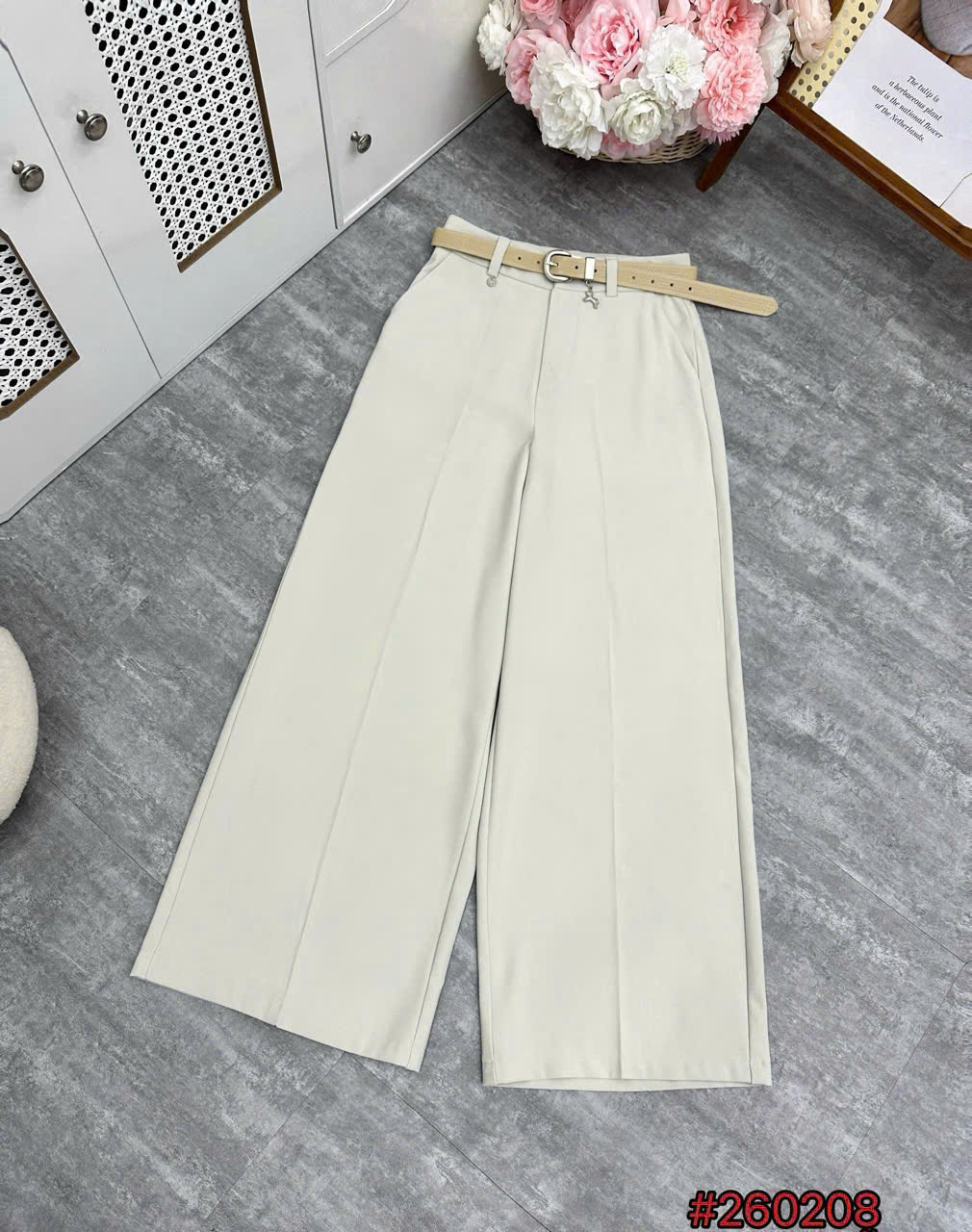 Q260208 Quần xuông đai ngựa dài 93 ống 30