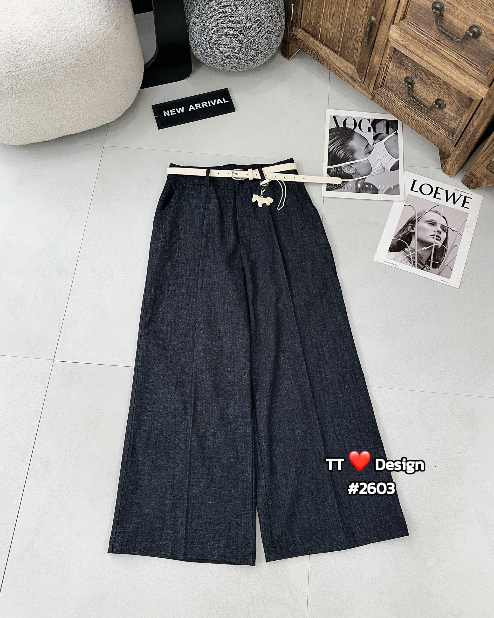 Q2603 Quần xuông đai ngựa 95cm