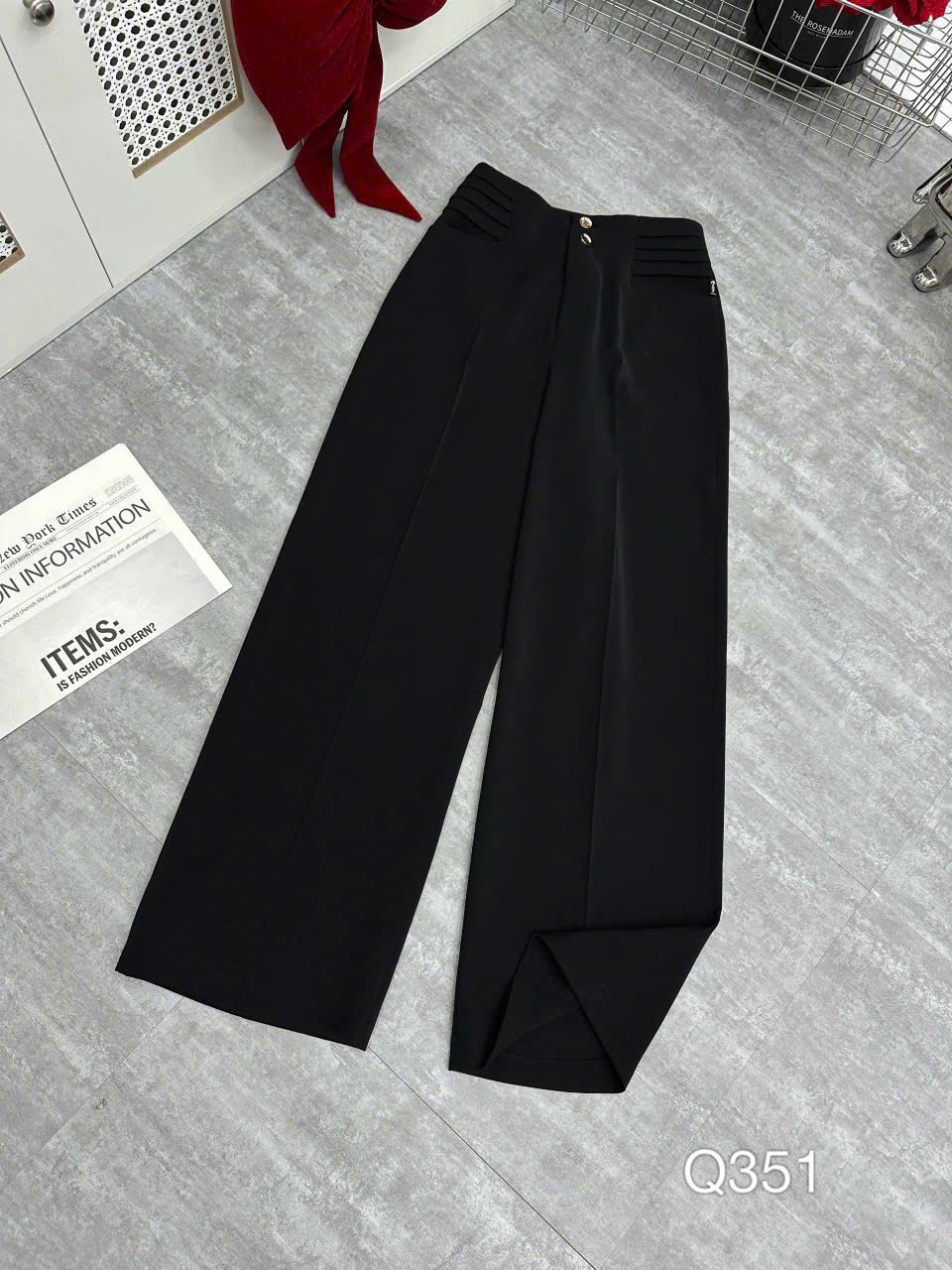 Q351 Quần xuông ly túi