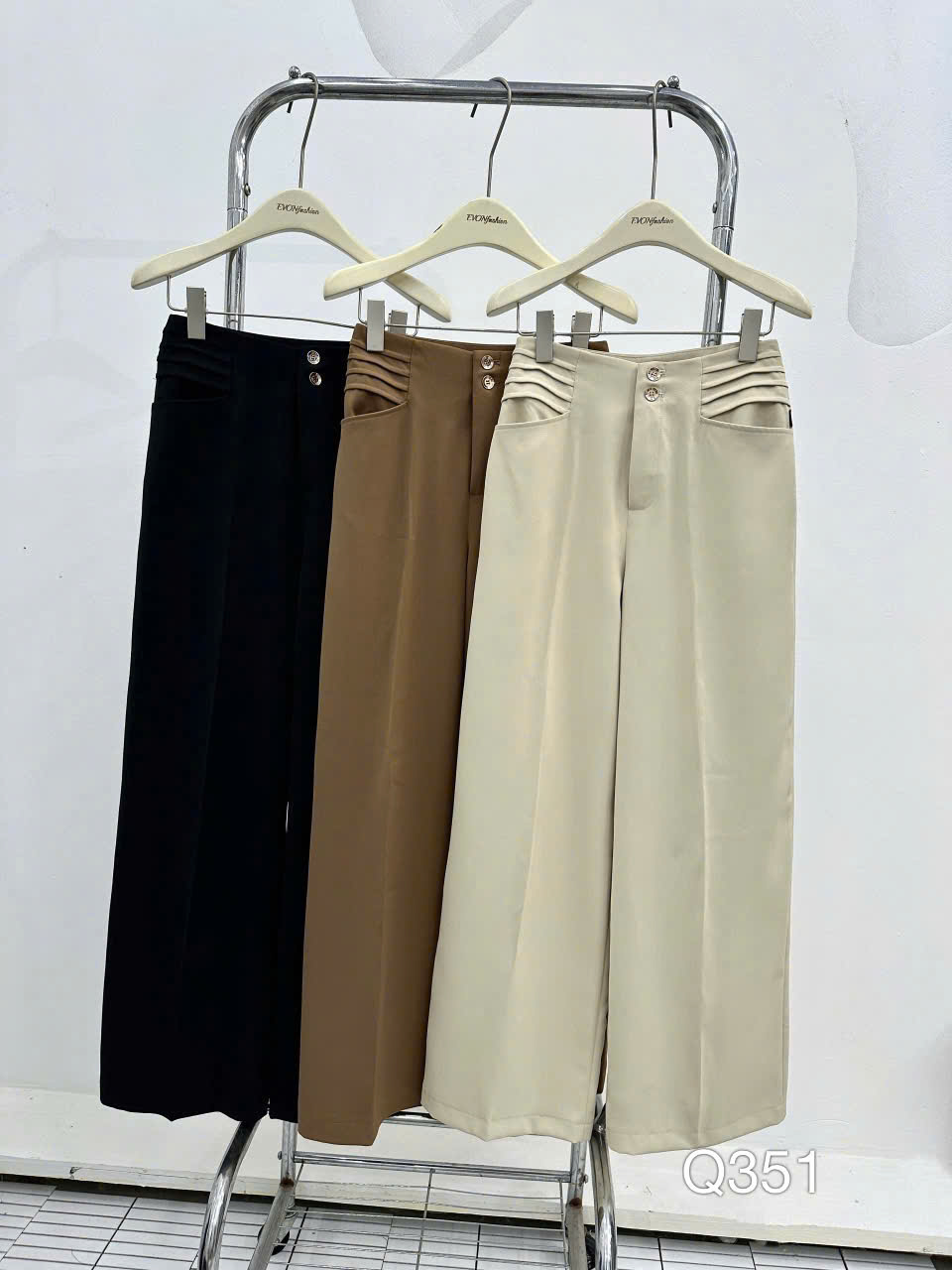Q351 Quần xuông ly túi